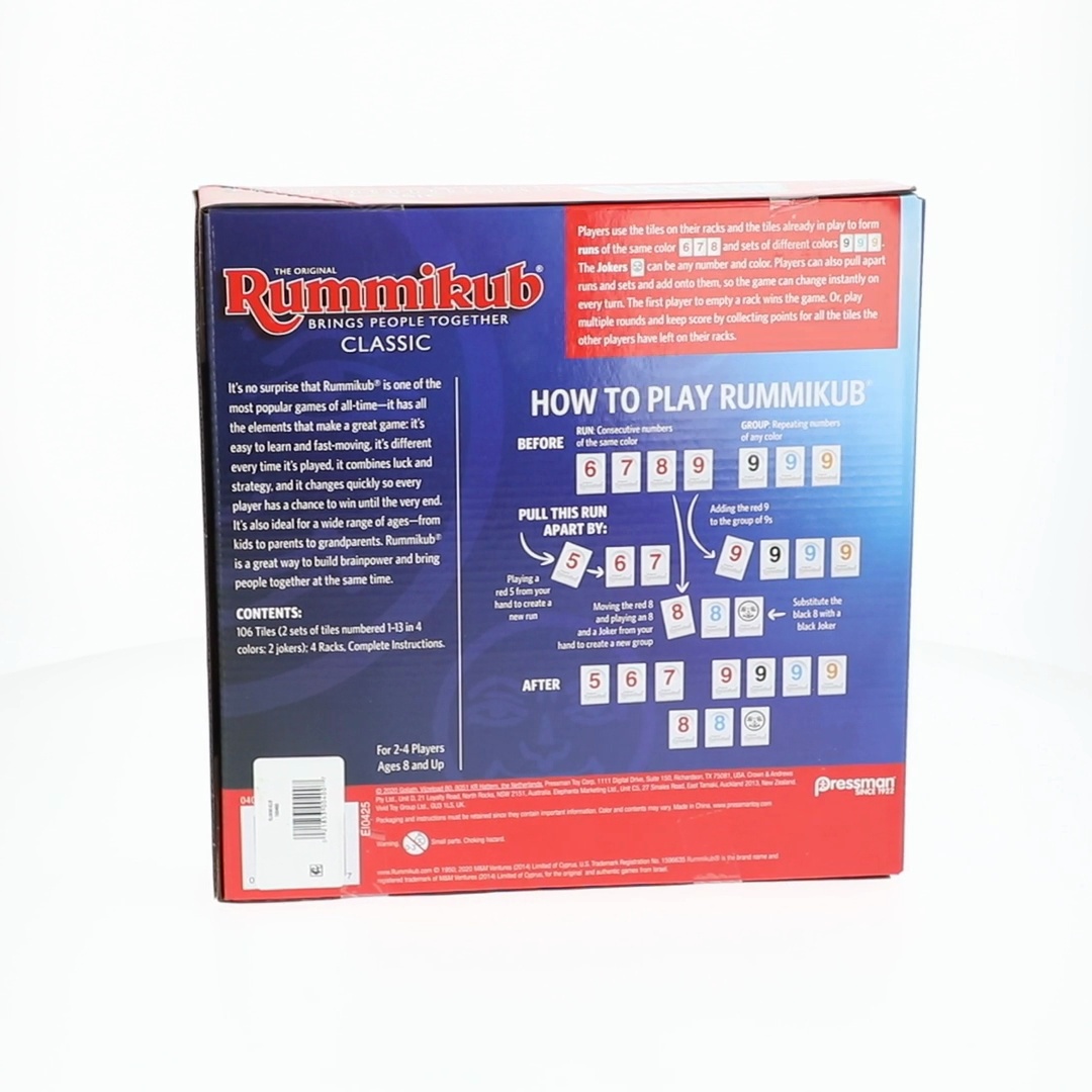 Antirutschmatte für Rummikub - Universal-Spielmatte 120x80 cm (47' x 31,5'), Black