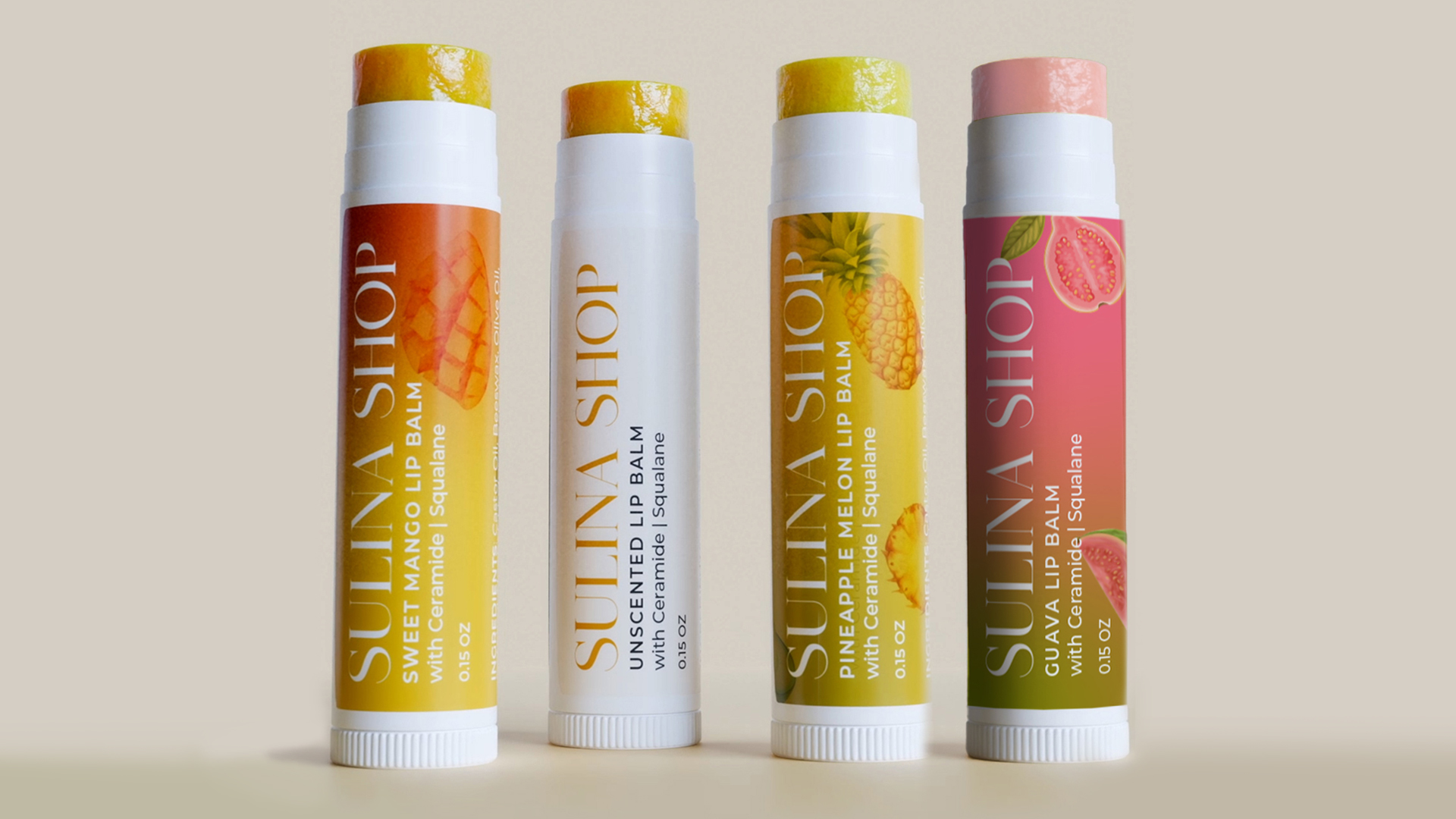 thumbnail video image 2 of Guava Lip Balm | Made with Ceramide, Squalane and Castor Oil to Repair Dry, Cracked, and Chapped Lips, 2 of 7