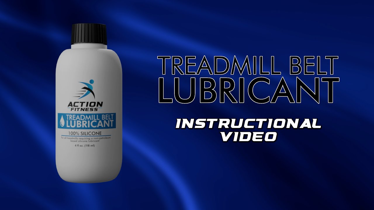 thumbnail video image 2 of Action Fitness 100% Silicone Treadmill Belt Lubricant, 8 Ounces (2 Pack, 4 oz. Bottles) with Both Application Tubes and Twist Spout Caps - Controlled Lube Flow, Full Belt Width Lubrication - Odorless, 2 of 7