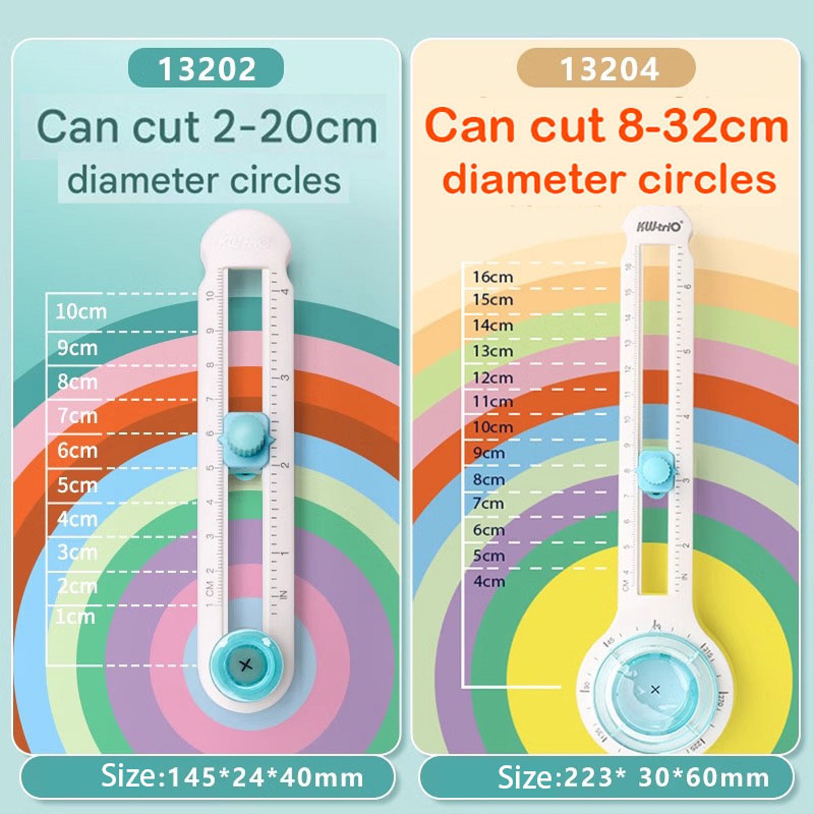 thumbnail video image 2 of 3 Replaceable Blades for Circle Cutter Tool for Paper Crafts - Rotary Cutter Round Cutting Knife with for Scrapbooking, Card Making, Art And Diy Crafts, 2 of 7