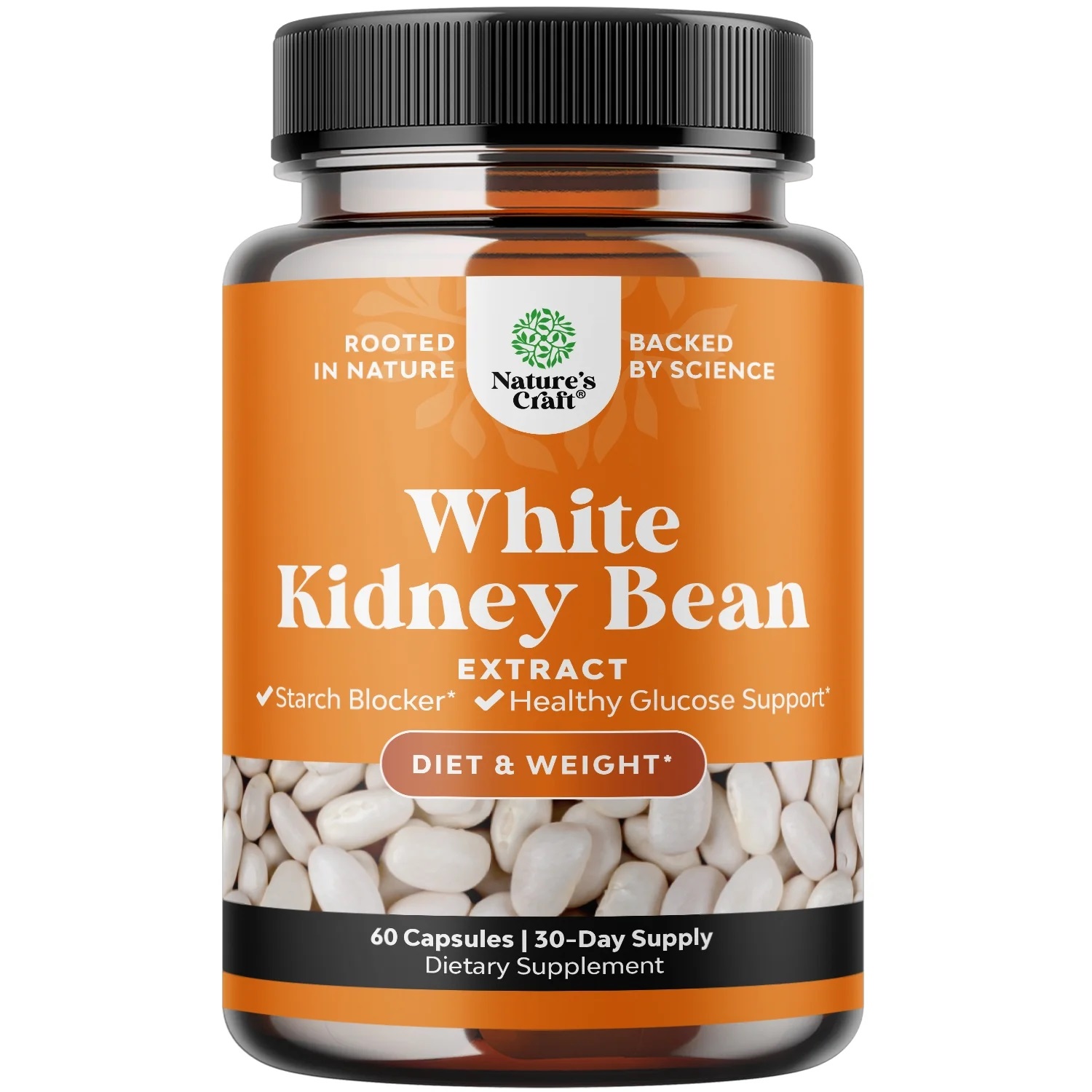 thumbnail video image 2 of Natures Craft White Kidney Bean Carb Blocker and Energy Support Supplement, 60 Capsules, 2 of 9