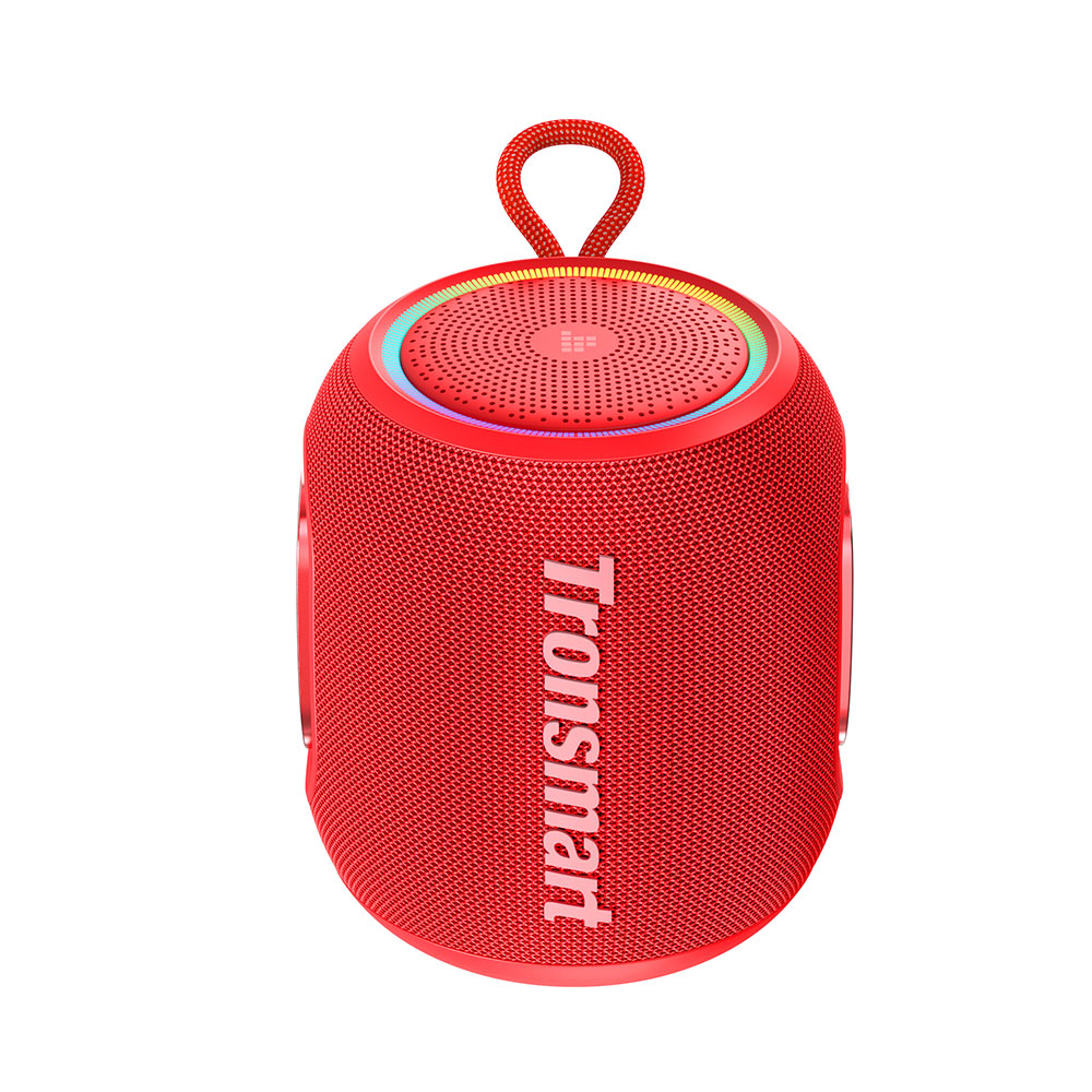 thumbnail video image 2 of Tronsmart T8 Mini Ultra-Portable Bluetooth Speaker, 16W Big Bass, 360° Sound, IPX7 Waterproof, 20H Playtime, Custom EQ & Light - Black, 2 of 6