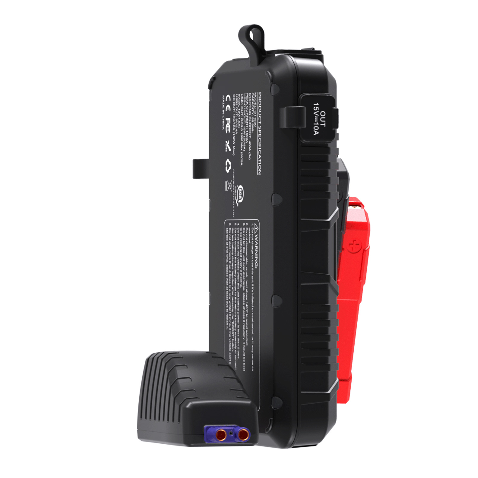 GOOLOO Car Jump Starter,3000A Peak Jump Pack(Up to 9.0L Gas and 7.0L Diesel  Engine)with USB Quick Charge,Portable 12V Lithium Battery Booster Box Car  Starter 