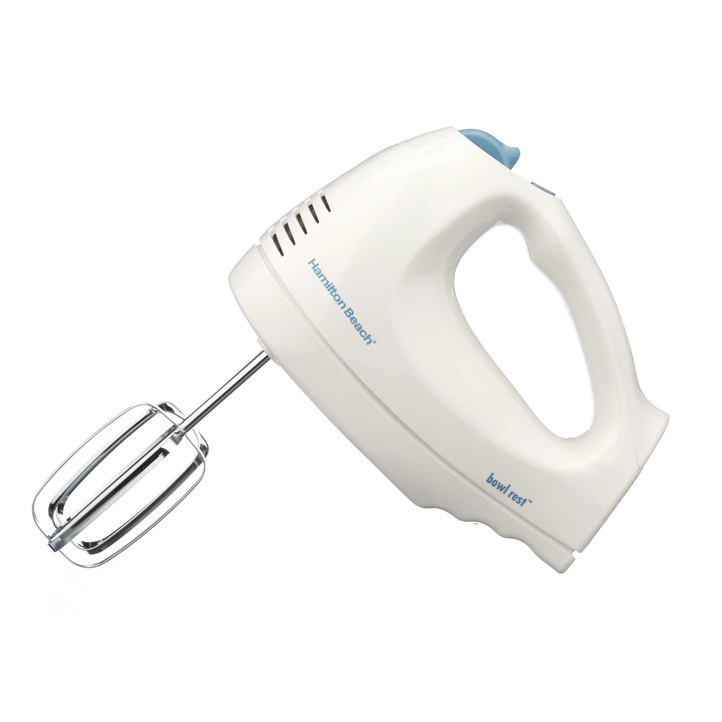 Hamilton Beach Hand Mixer with Snap-On Case, 250 Watts, White, 62682R NEW  IN BOX