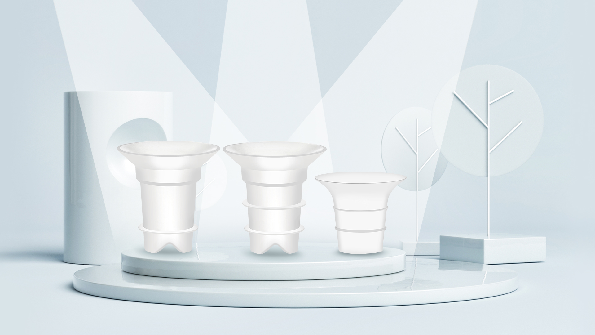 thumbnail video image 2 of Maymom Flange Inserts 18 mm Compatible with Spectra, Medela 24 mm Shields, Momcozy S9 Pro/S12 Pro, Willow Wearable Cup. Compatible with Medela Freestyle, Harmony, to Reduce 24mm Down to 18 mm; 2pc, 2 of 5