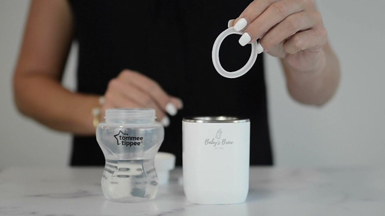 thumbnail video image 2 of Оpen Box Baby's Brew 3.0 Portable Bottle Warmer Pro - Leak-Proof, Travel-Friendly, White (Warmer Only, No Adapters), 2 of 10