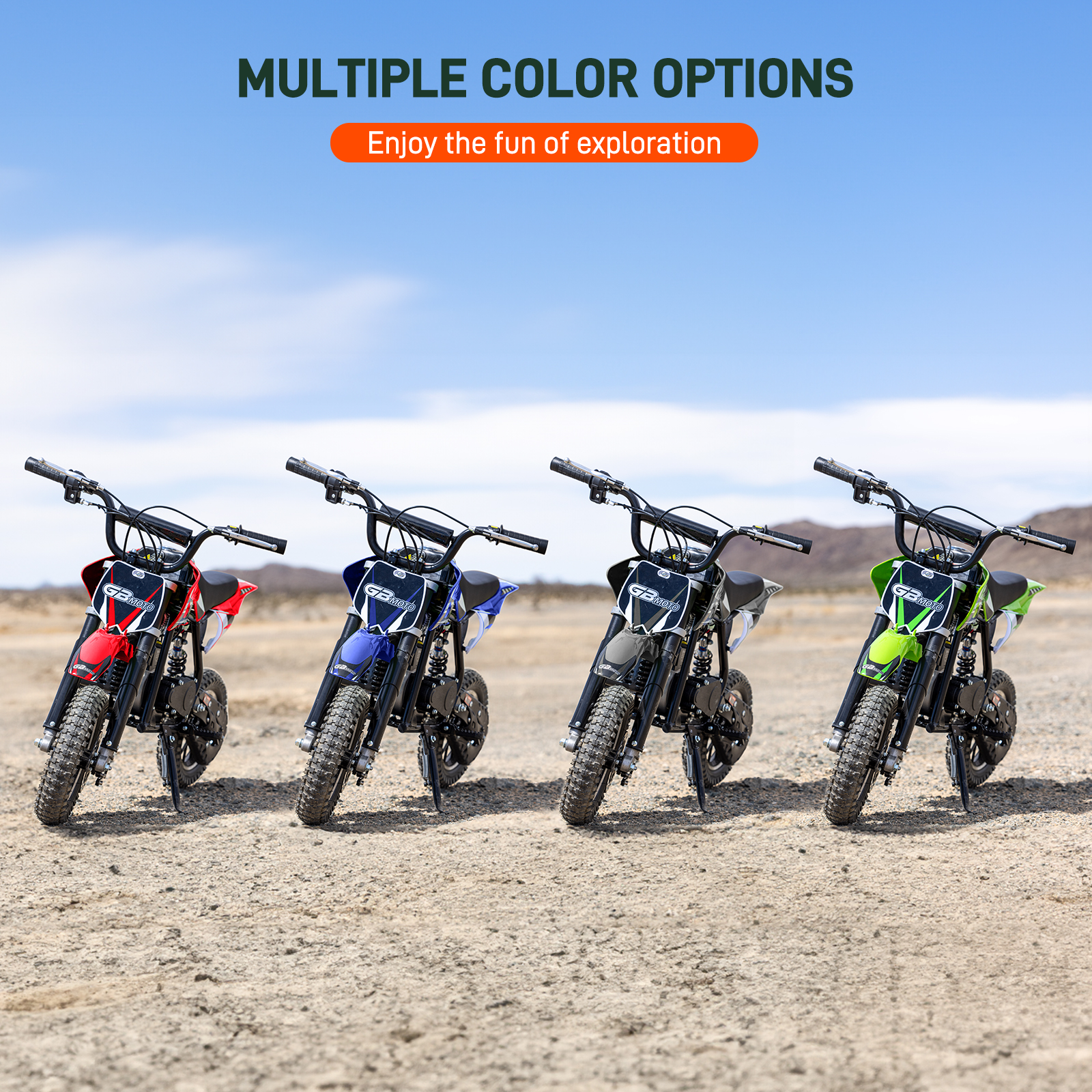 thumbnail video image 2 of Aoemoe DB1 Gasoline 50CC Dirt Bike, RED, 2 of 9