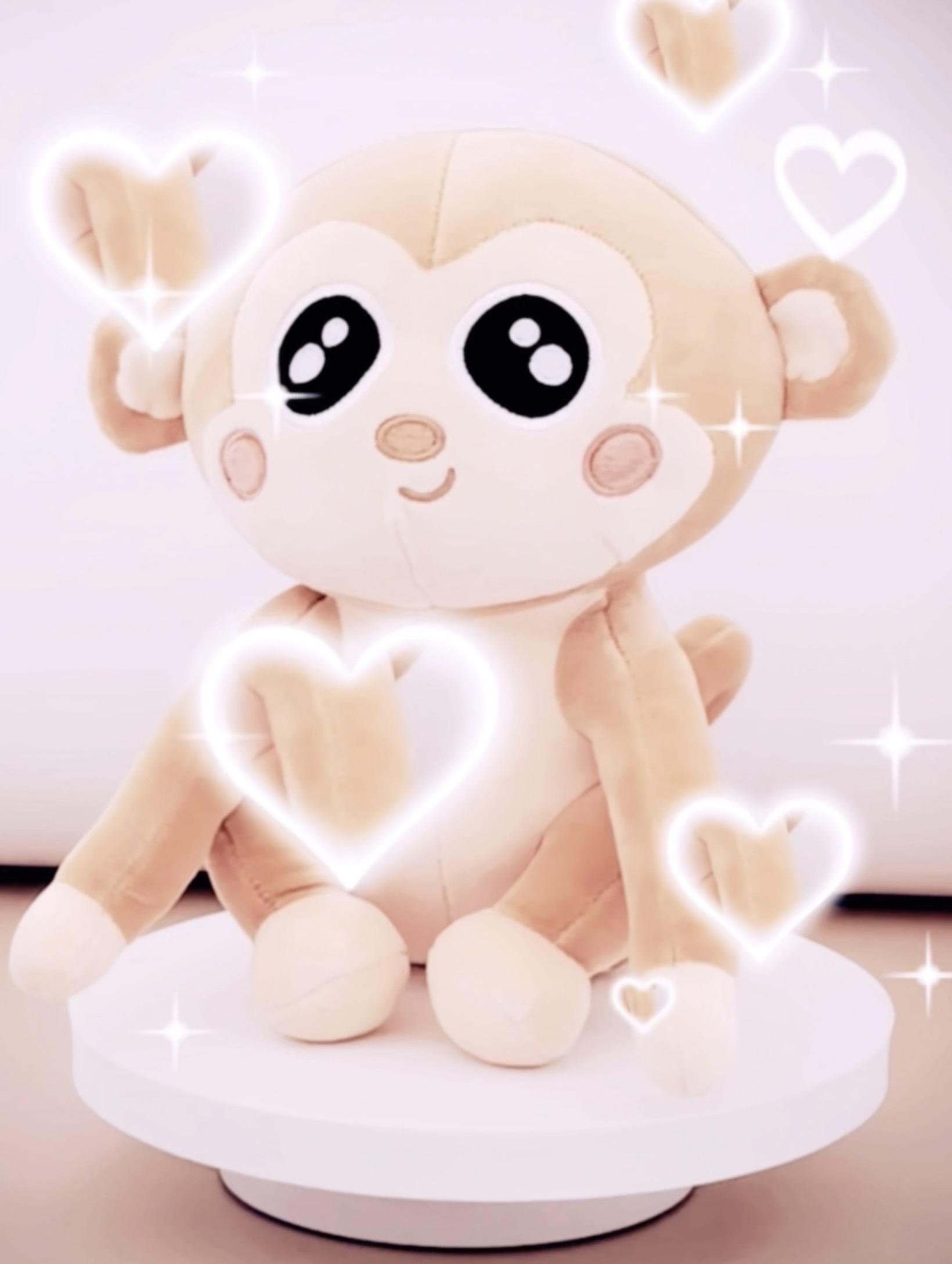 thumbnail video image 2 of PretziPals Plush Monkey Stuffed Animal, 2 of 9