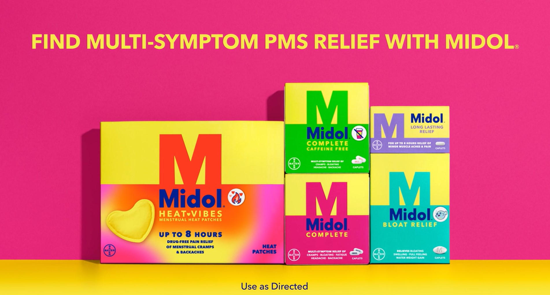 thumbnail video image 3 of Midol Complete Caffeine Free Menstrual Pain Relief Caplets, 24 Count, 3 of 13