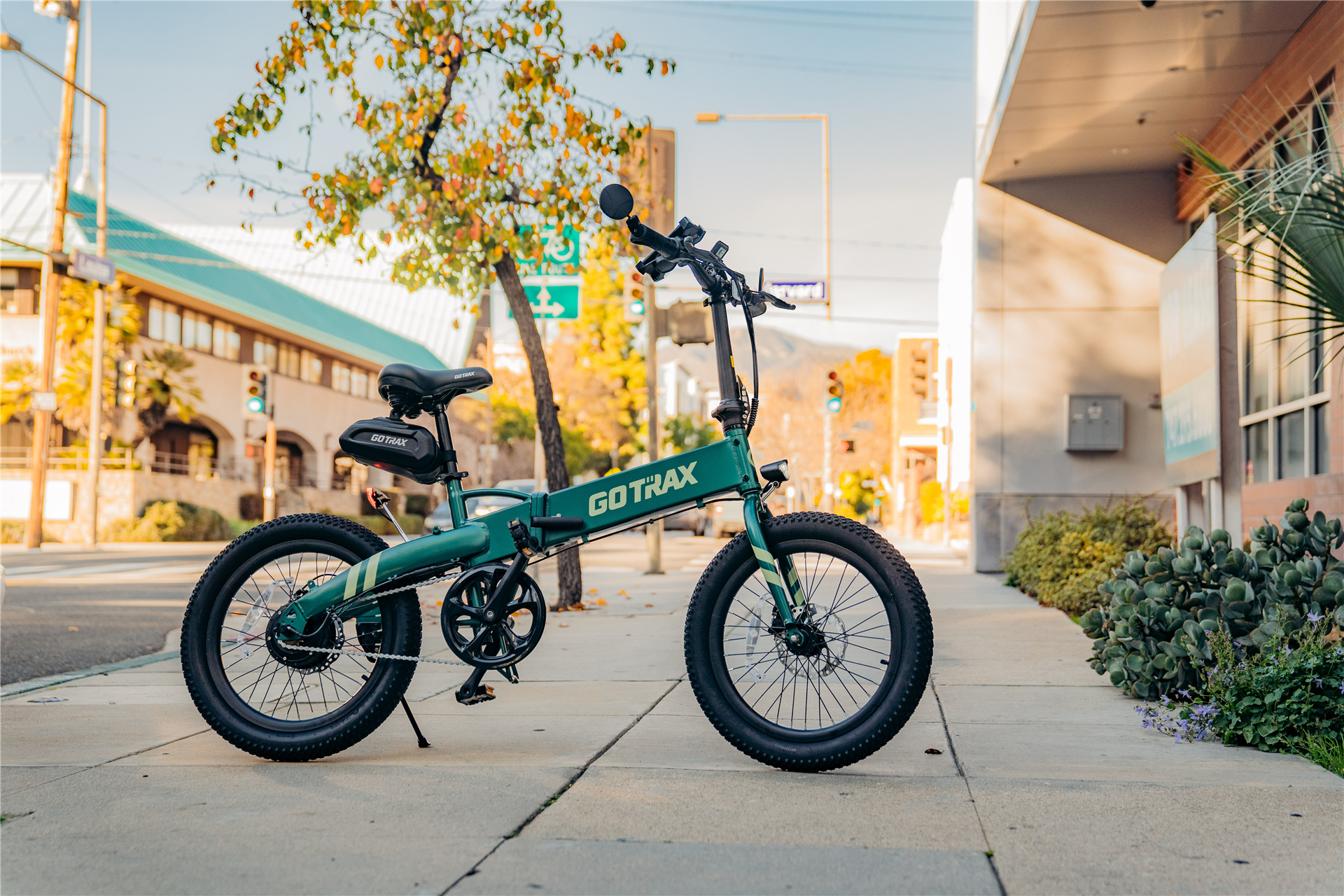 thumbnail video image 2 of Gotrax F1V2 20" Adult Folding Electric Bike, 50 Mile Long Range, 48V 10.4Ah Battery, 20MPH Speed, Compact & Portable, Black, 2 of 10