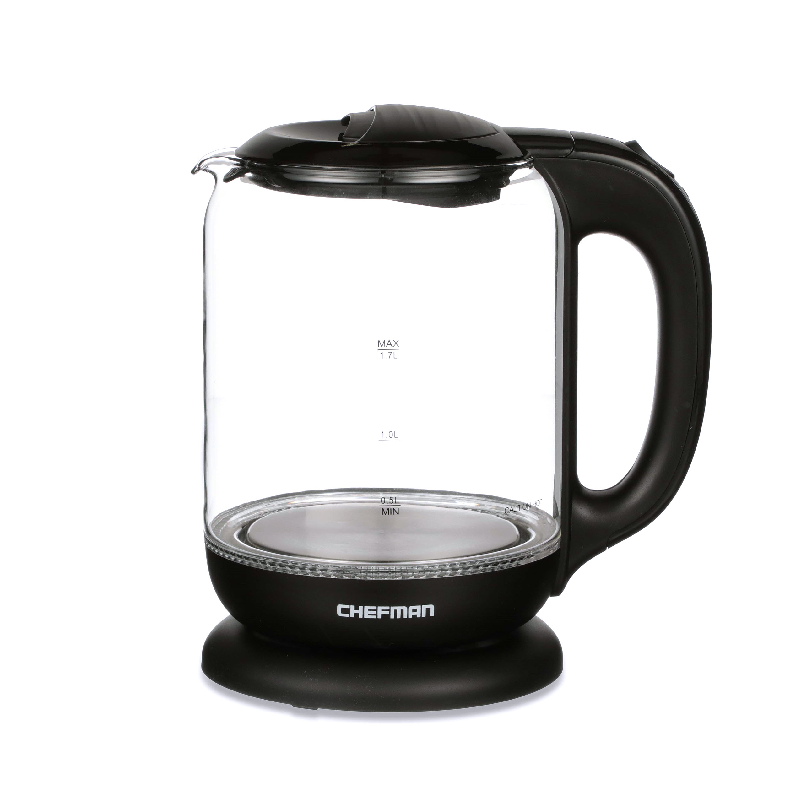 Chefman 1.7 L Color Changing Electric Kettle Black Delivery - DoorDash