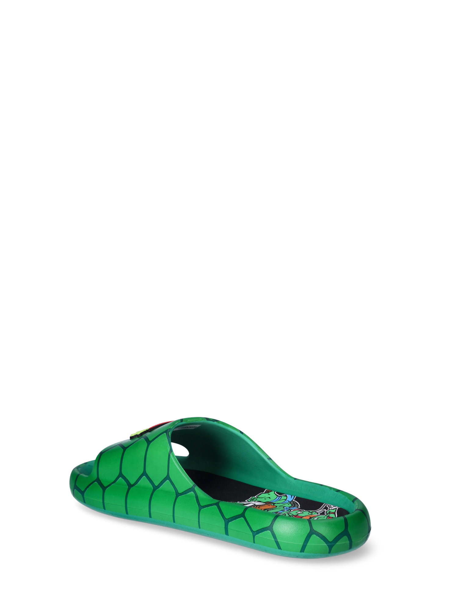 Teenage Mutant Ninja Turtles Logo Adult Slide Shoes - ShopNickU