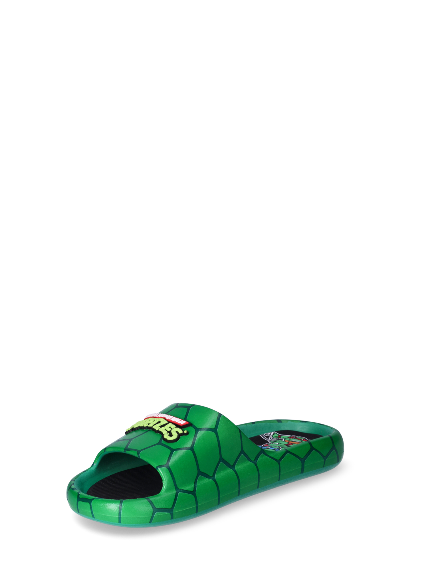 Teenage Mutant Ninja Turtles Logo Adult Slide Shoes - ShopNickU