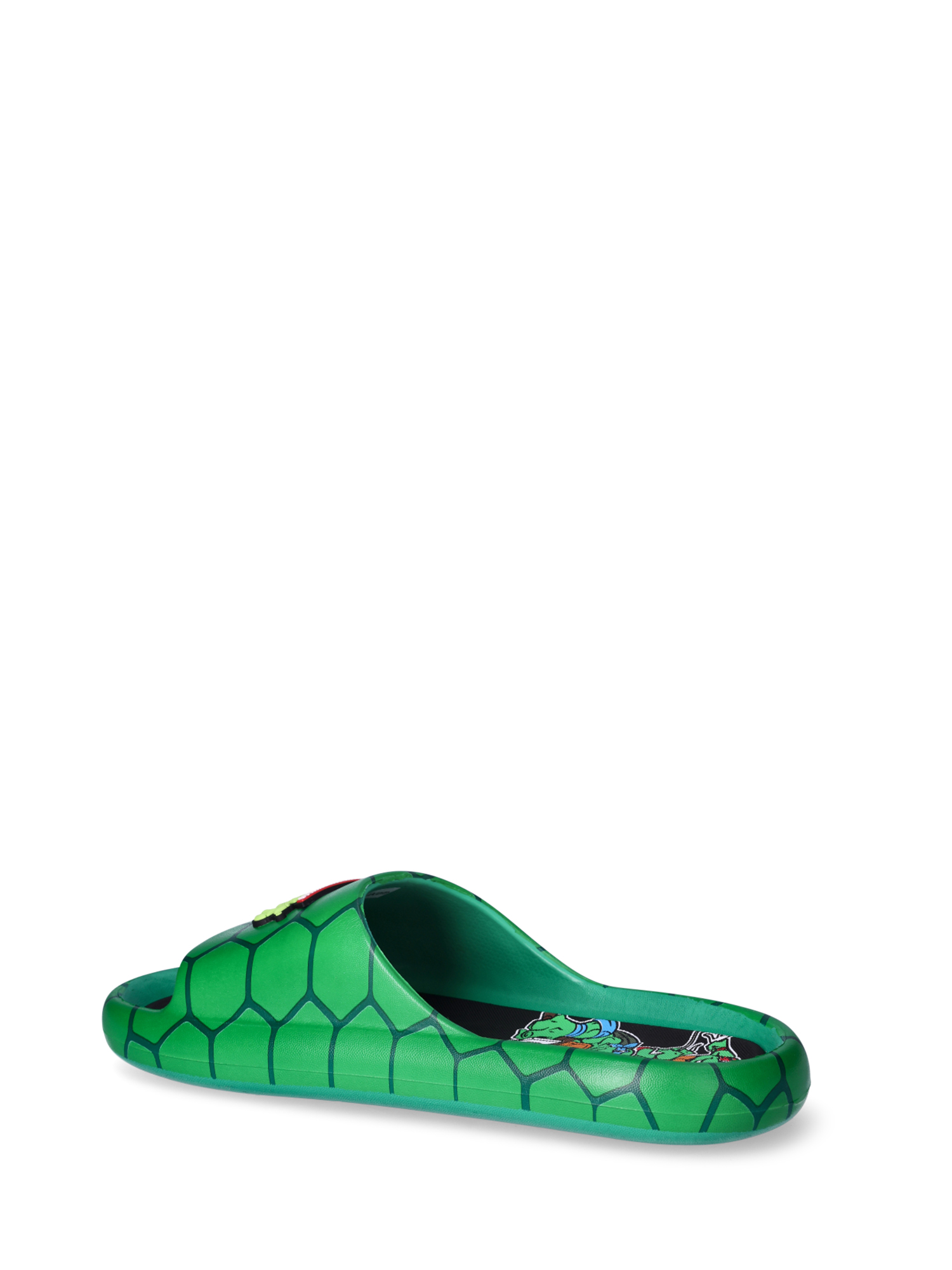 Teenage Mutant Ninja Turtles Logo Adult Slide Shoes - ShopNickU