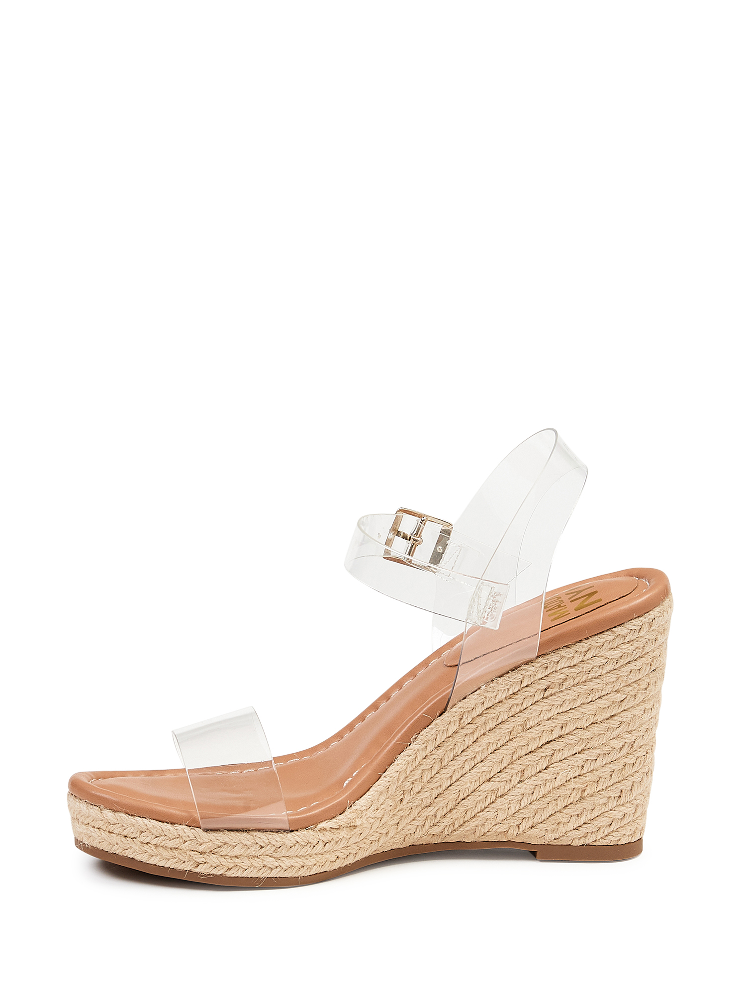 Women Madden NYC Lucite Espadrille Wedge - Walmart.com