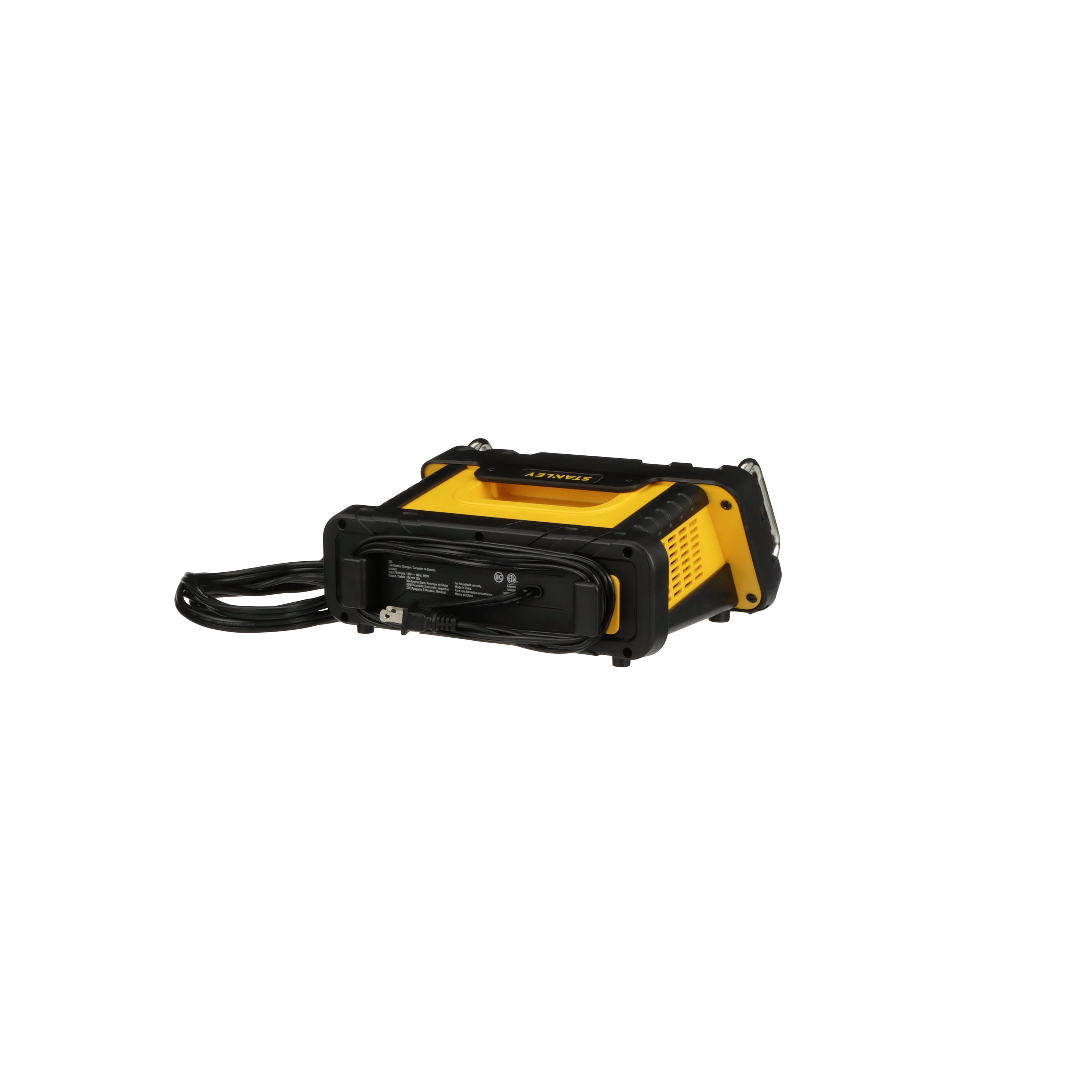 Cargador de batería carro stanley 15 amp 110v - 12v STANLEY