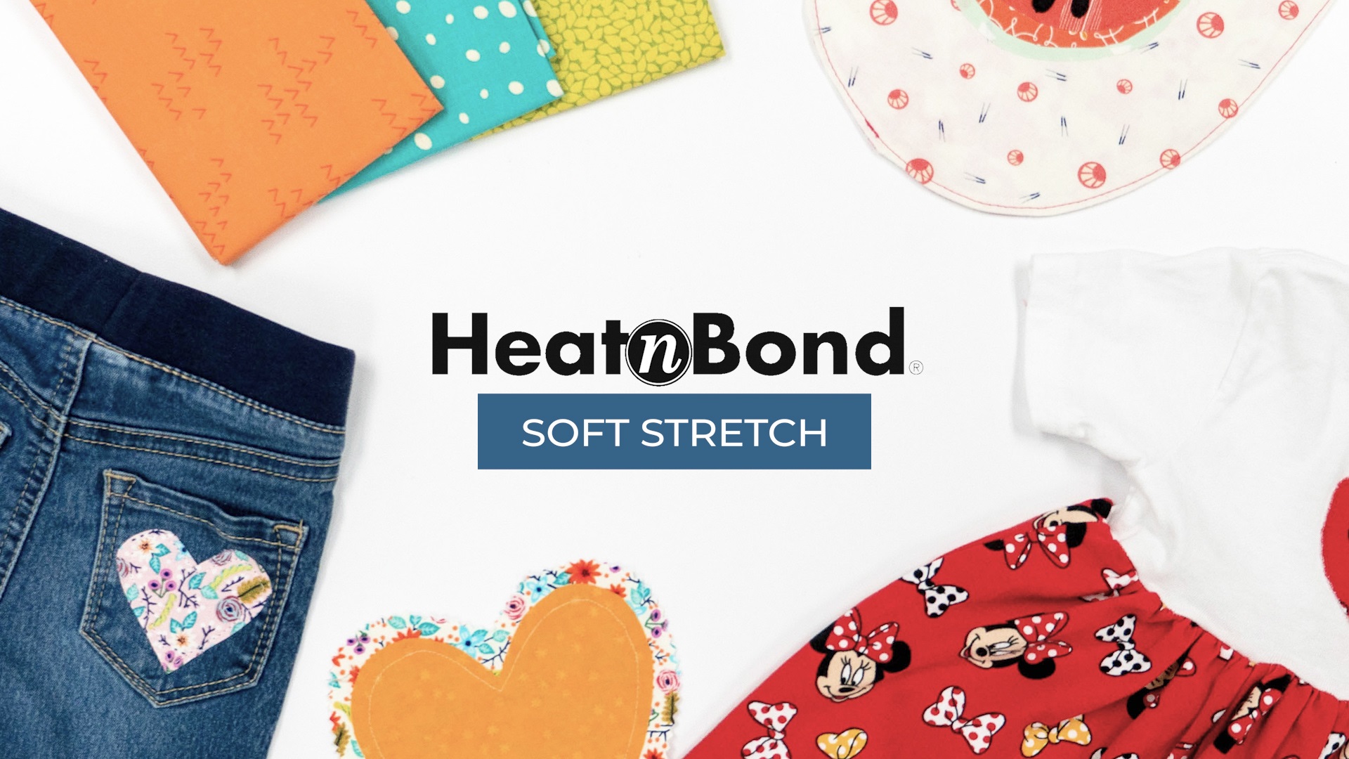 thumbnail video image 2 of (3 pack) HeatnBond Soft Stretch Ultra Iron-on Clear Adhesive for Fabrics 5/8 inch x 10 yard Roll, 2 of 6