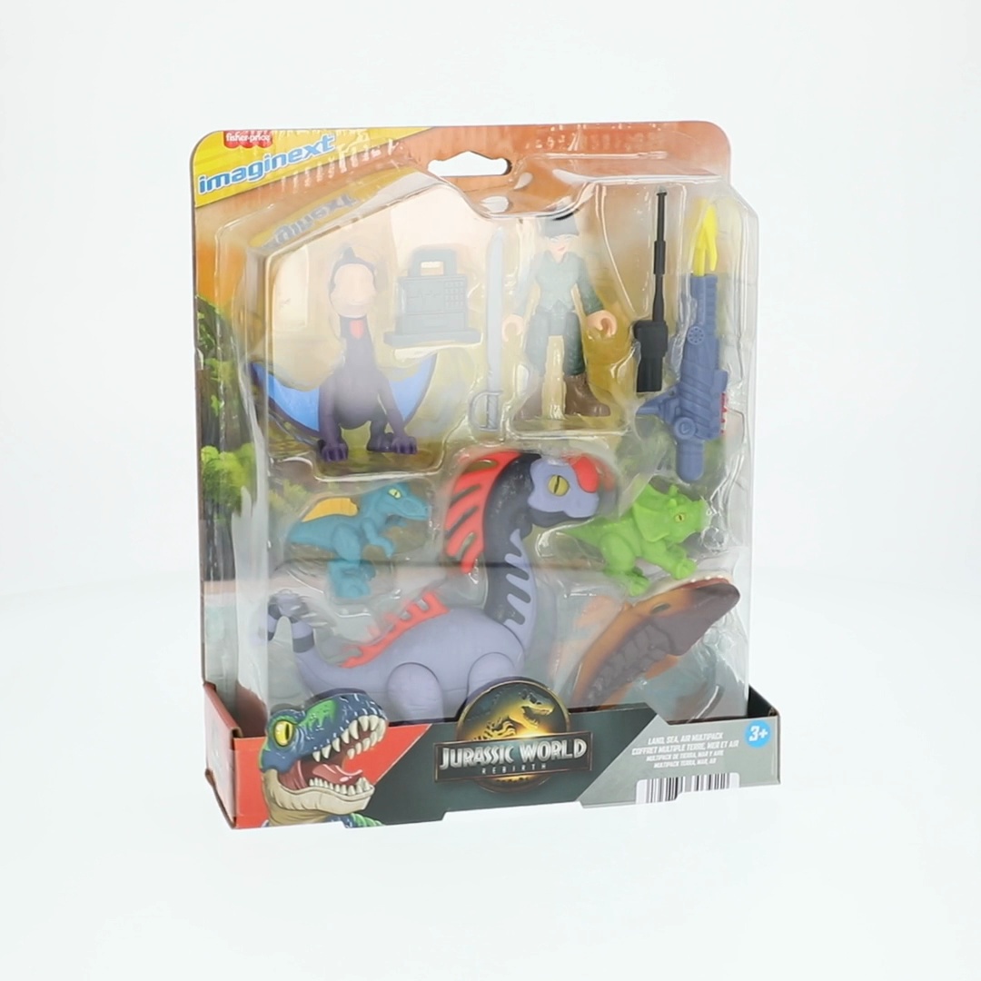 Fisher-Price Imaginext Jurassic World Rebirth Set with 6 Action