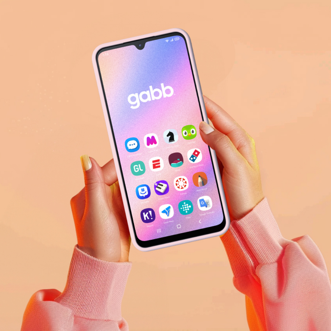 thumbnail video image 2 of Gabb Phone 4 Silicone Shockproof Slim Case — Jet Black, 2 of 7