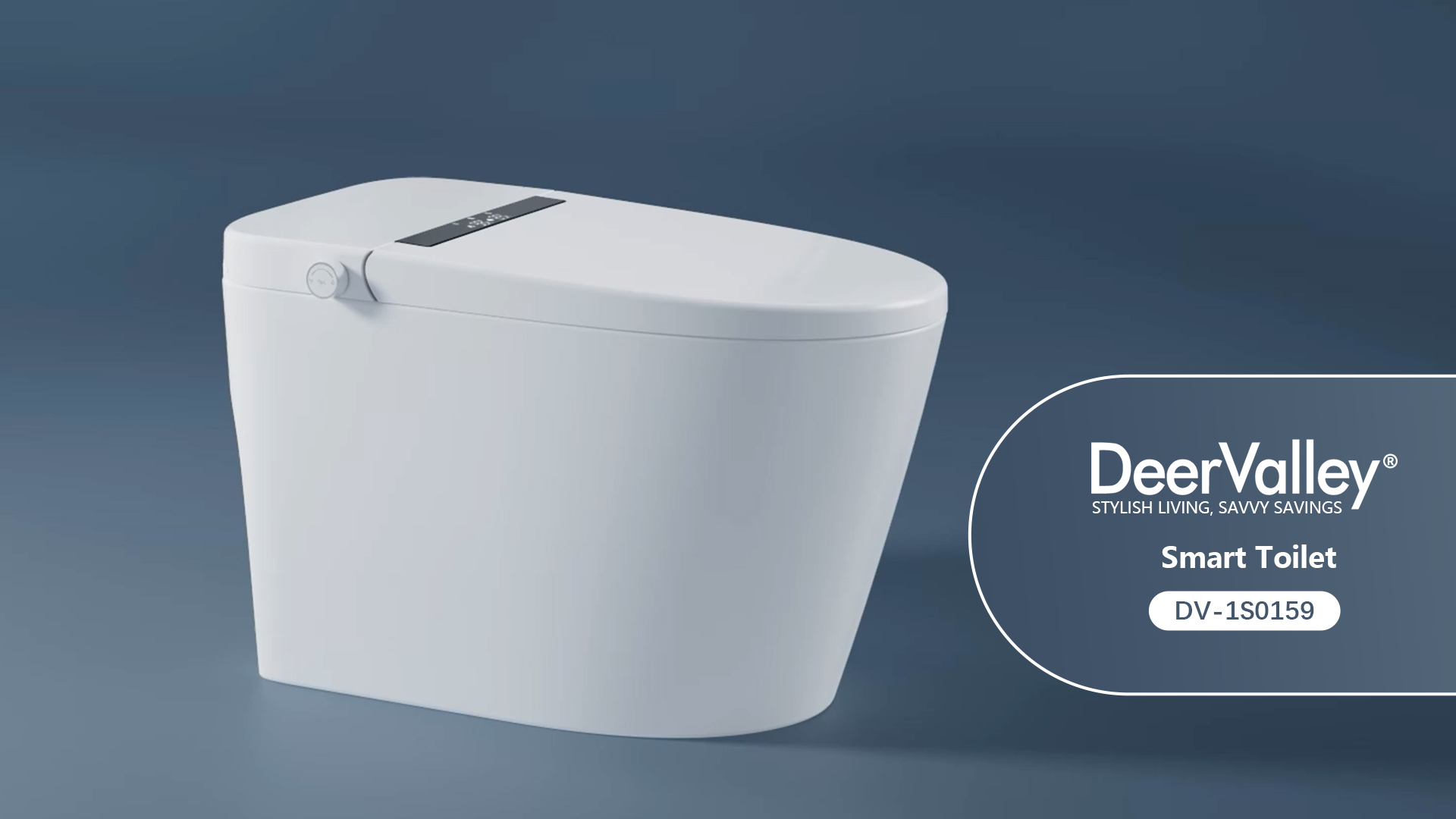 thumbnail video image 2 of Tankless Elongated Smart Toilet Bidet 1.28 GPF in White with Auto Flush, Heated Seat, Warm Air Dryer, Digital Display, 2 of 18