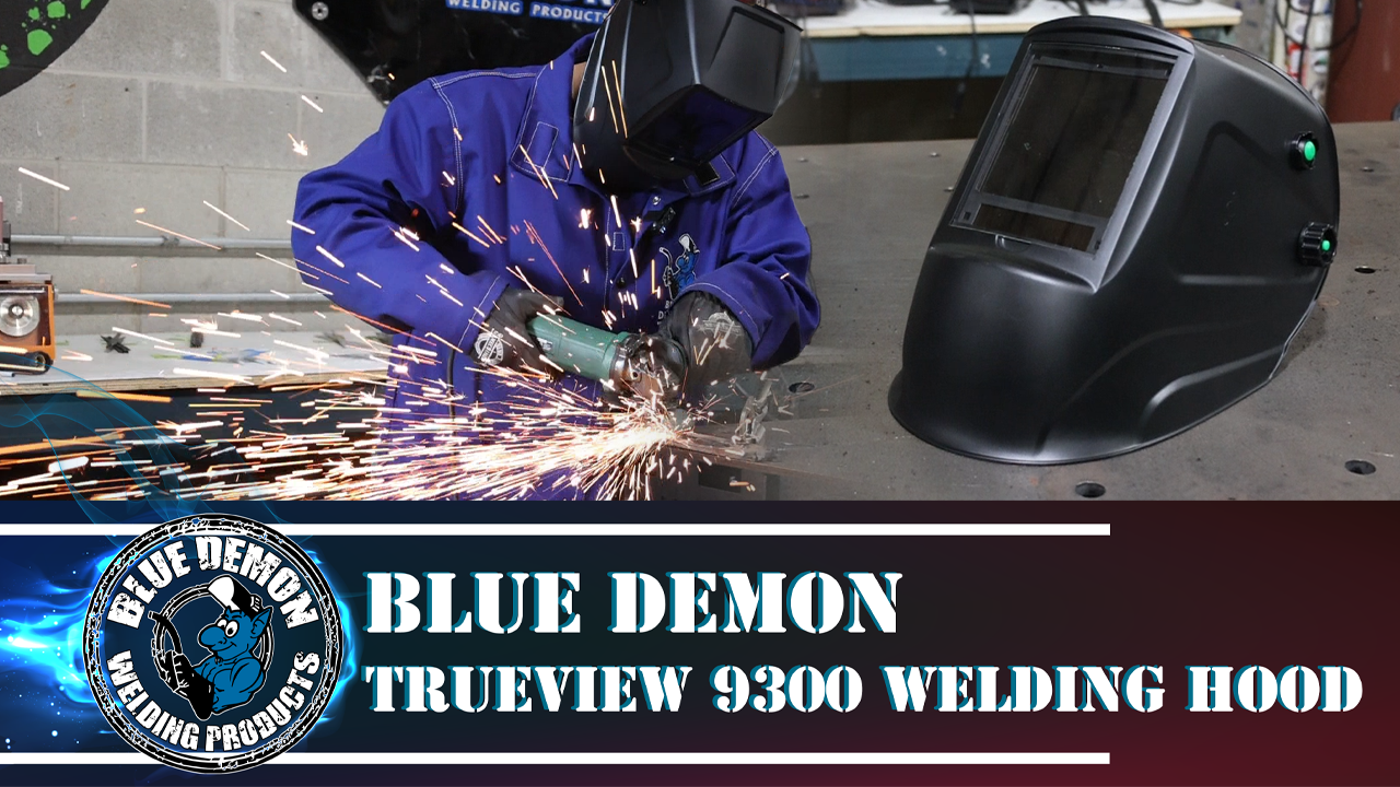 thumbnail video image 2 of Blue Demon Trueveiw 9300 Welding Hood, Helmet, 2 of 4