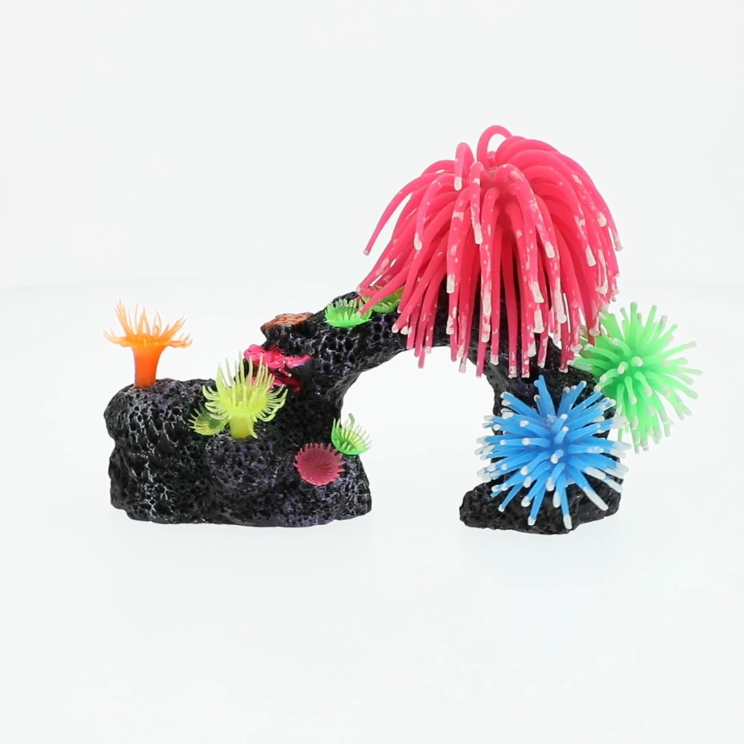 そらにん様3点 ARABIA Anemone キャセロール中サイズ オリジナル版 Penn-Plax Coral Reef Aquarium Decor– Lifelike Vibrant Coloring