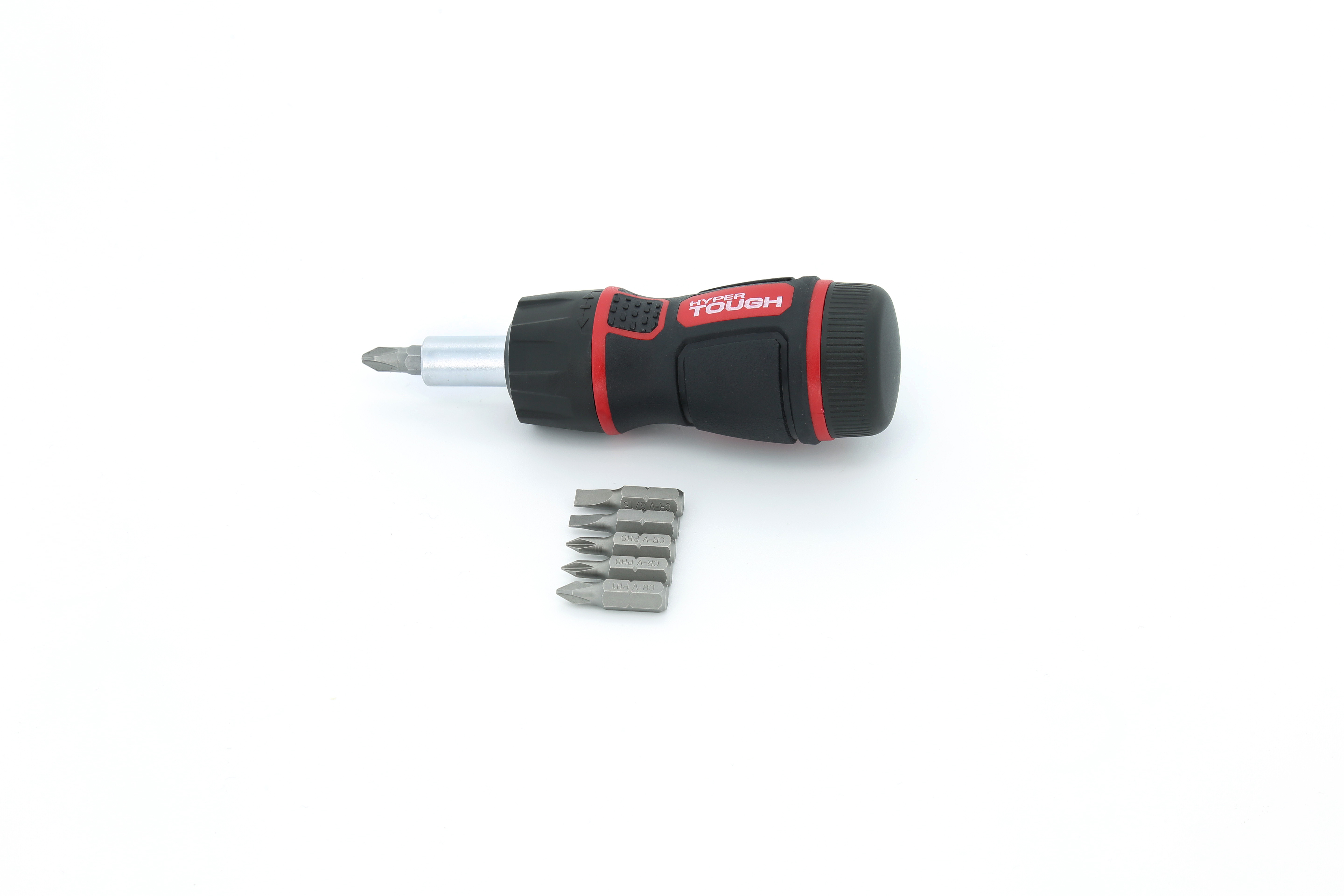 ECHUBBYページ Hyper Tough 7-Piece STUBBY RATCHETING SCREWDRIVER BIT SET