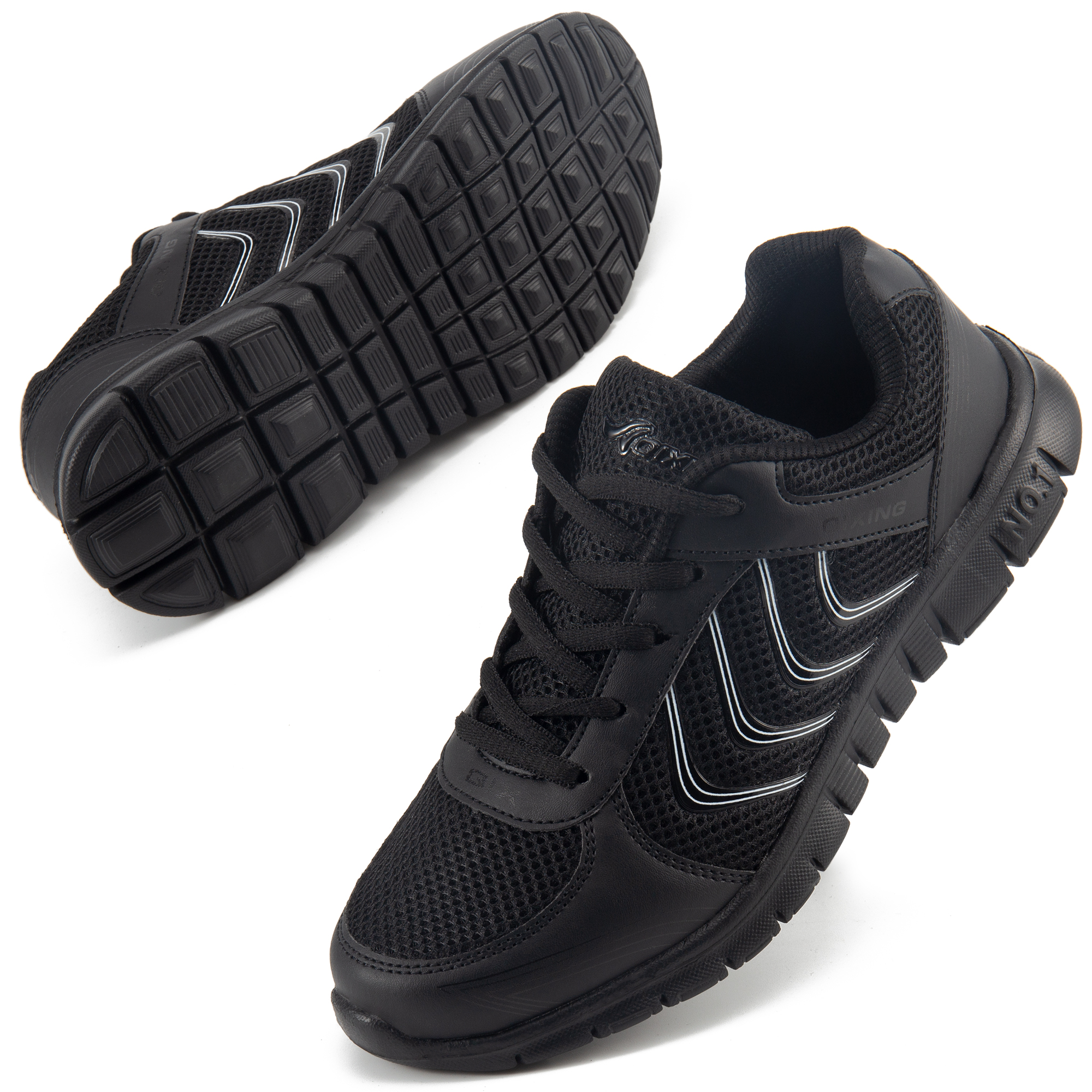 thumbnail video image 2 of Ablanczoom Womens Sneakers Breathable Mesh lightweight Lace-up Woman Running Athletic Tennis Walking Shoes, 2 of 7