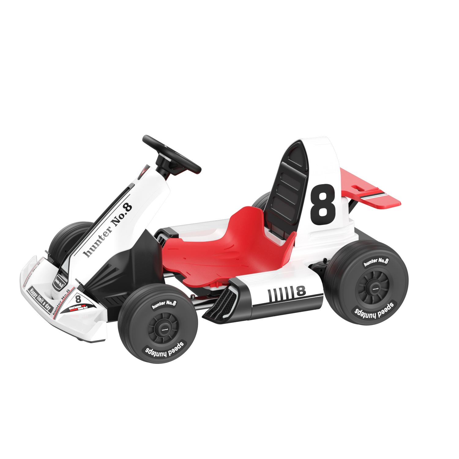 YUFU 12V Electric Go Kart Ride on for Kids, 4.97 MPH Drift Kart with D –  XJD BABY