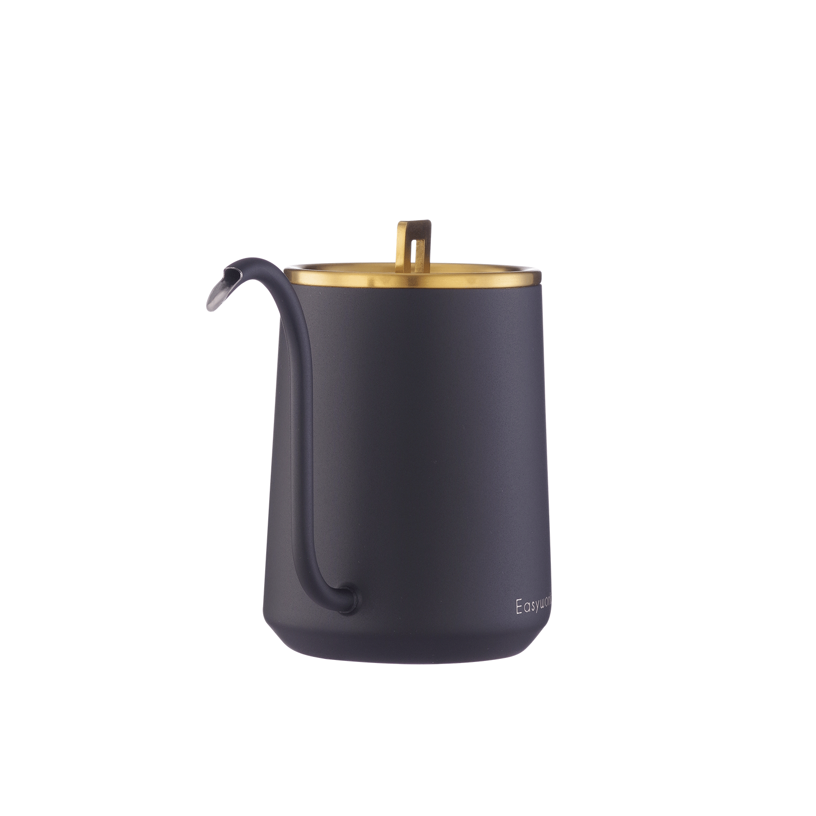 Restpresso 20 oz Black Stainless Steel Pour Over / Gooseneck Kettle - 8  3/4 x 3 1/2 x 5 1/2 - 1 count box