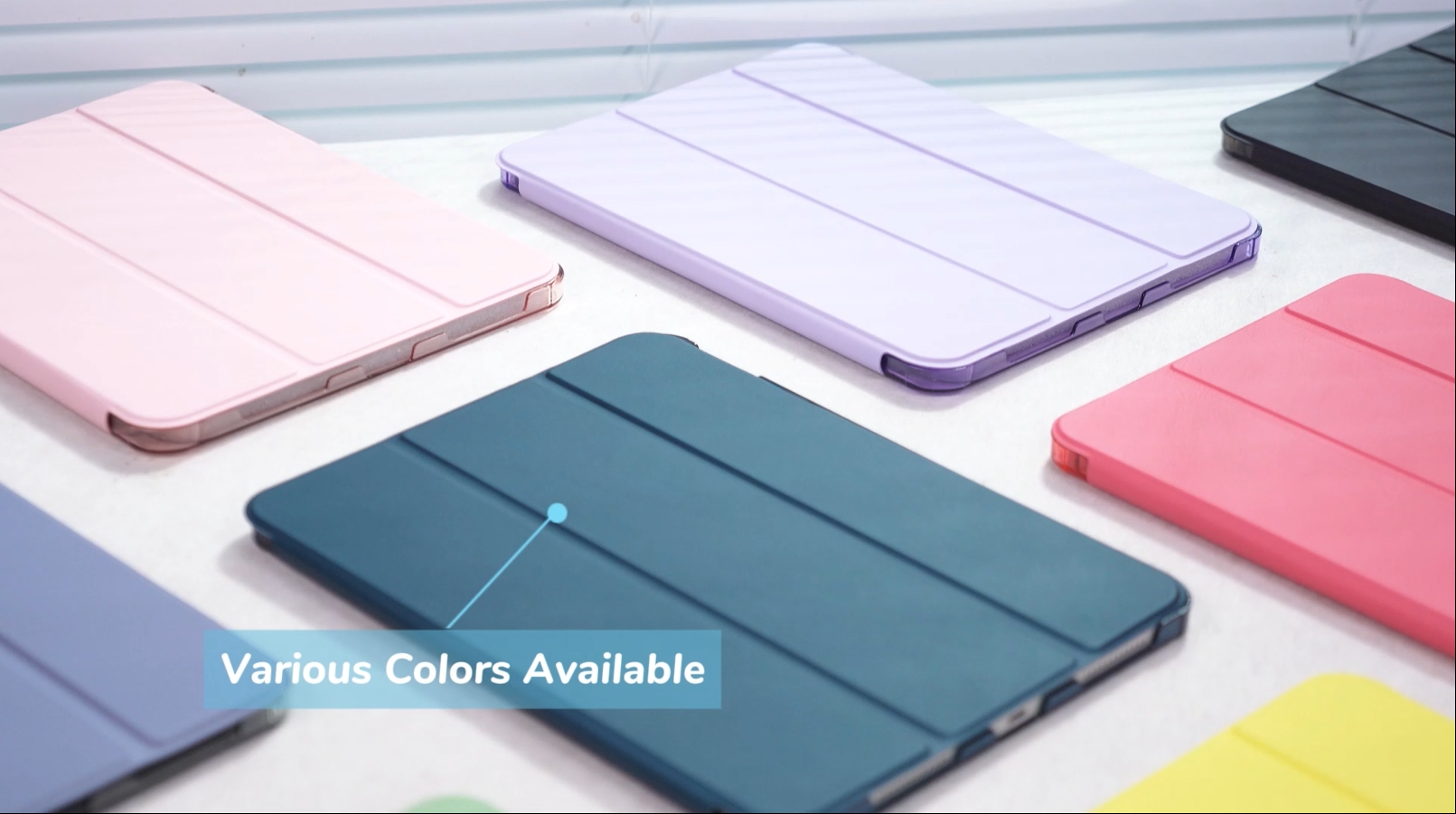 thumbnail video image 2 of 4UBonLife Hard Translucent Case for iPad (A16) 11th Gen 11 inch 2025 & iPad 10th Gen 10.9 inch 2022,Pink, 2 of 8