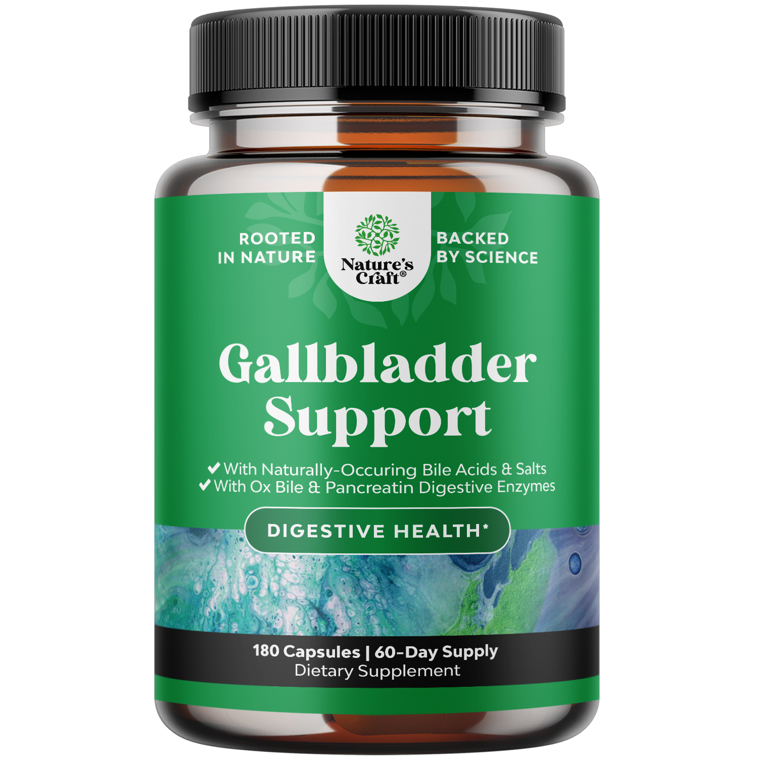 thumbnail video image 2 of Natures Craft Gallbladder Support Digestive Enzymes with Purified Bile Salts & Pancreatin, 180 Caps, 2 of 11