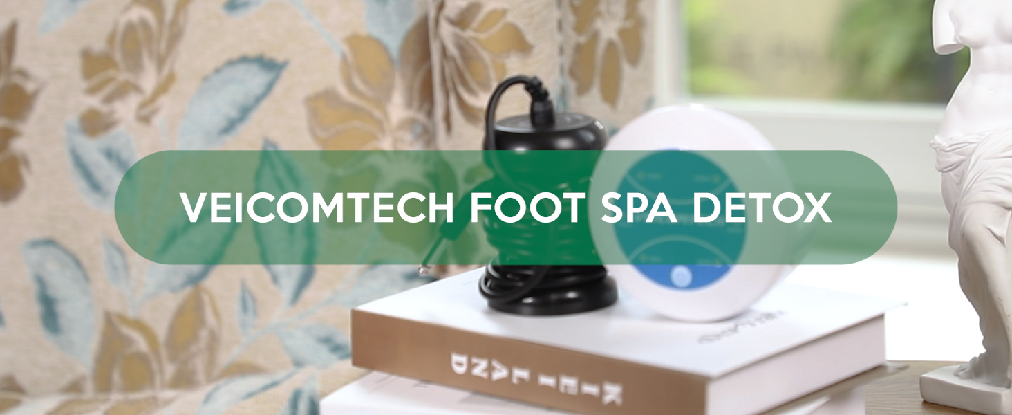 thumbnail video image 2 of Ionic Foot Bath Detox Machine - Suitable for Home Use, Home Salon-Level Spa Detox Machine, Healthy Detoxification with 2 Arrays and 100 Tub Liners, 2 of 10