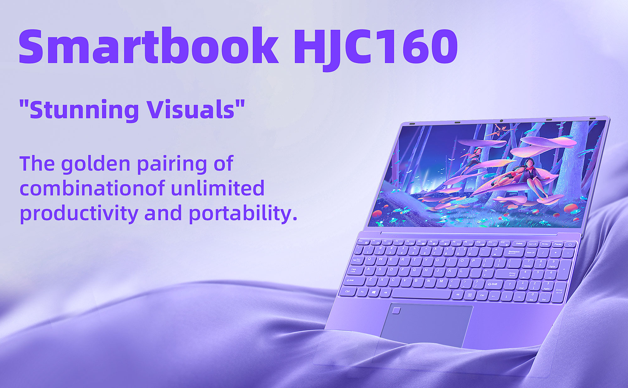 thumbnail video image 2 of Latest Rumtuk 16" Purple Laptop, Win 11 Pro/Office 2019, Celeron N95 CPU, 12G LPDDR5 RAM, 1T NVMe SSD , 2K FHD IPS , Color Backlit KB, Finger Print, USB3.0, PC NotebookPerfect for Game/Work/Study, 2 of 11