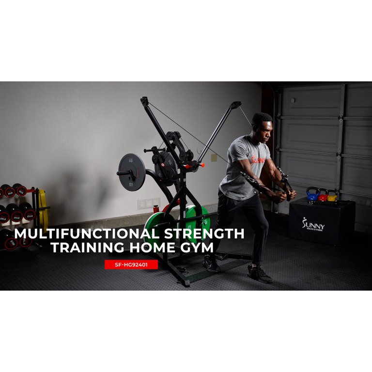 Sunny Health Fitness Multifunctional Strength Training Cable
