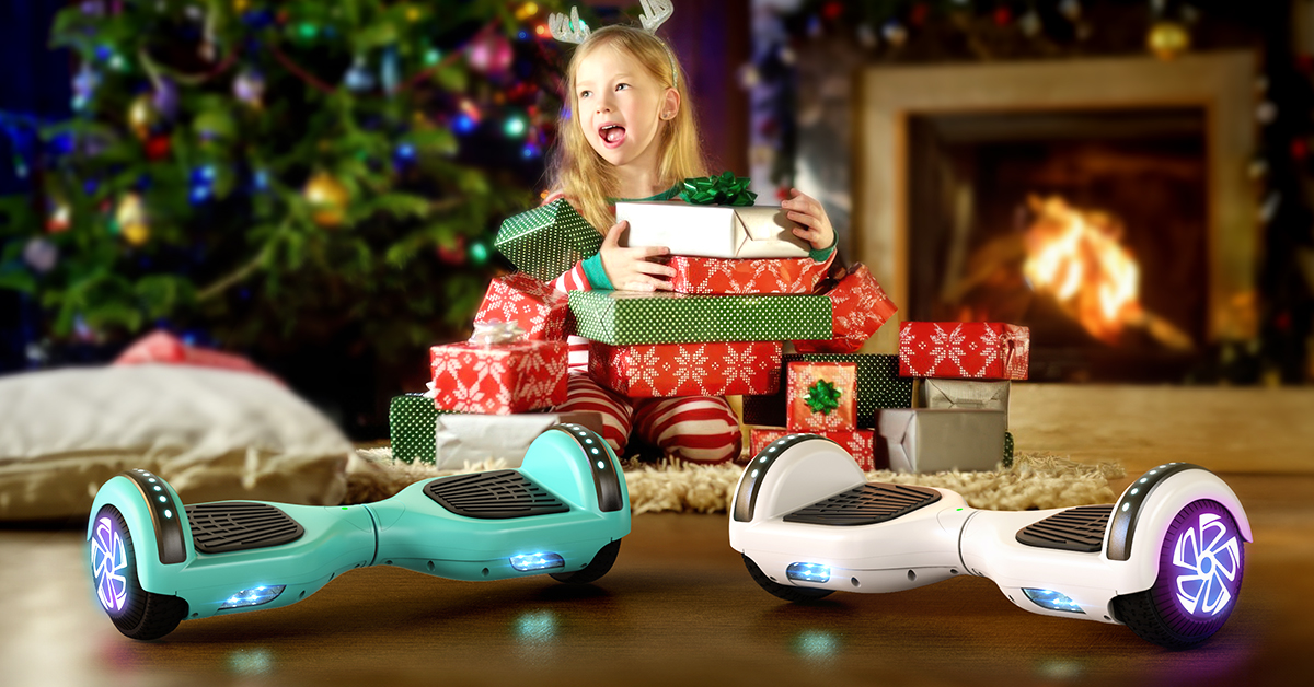 thumbnail video image 2 of SISIGAD Bluetooth Hoverboard with LED Lights, 6.5 In. Hover Board Self Balancing Scooter, Suit for Adults and Kids, Green, 2 of 8