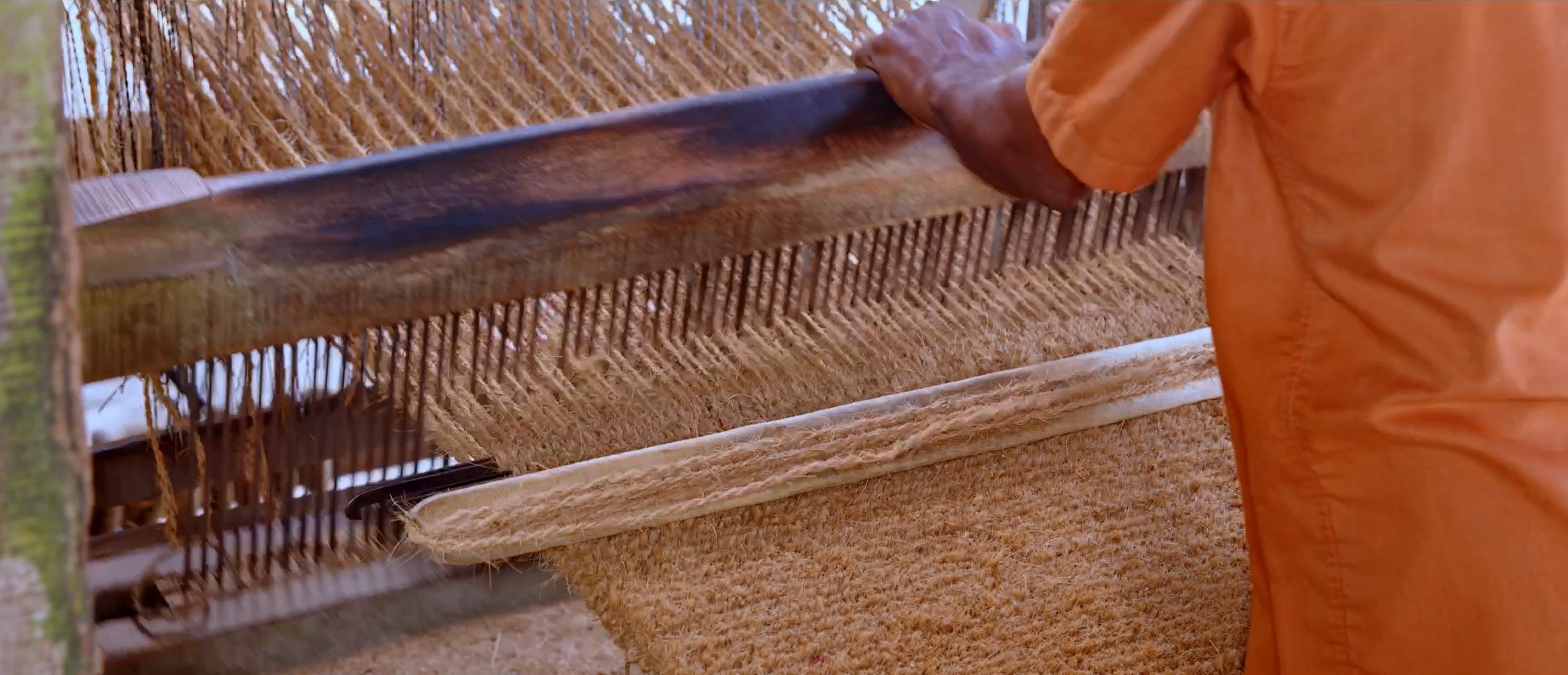 thumbnail video image 2 of Calloway Mills 180063672NP 3 x 6 ft. x 1.5 in. Esquire Rectangular Doormat - Natural, Black & Red, 2 of 3