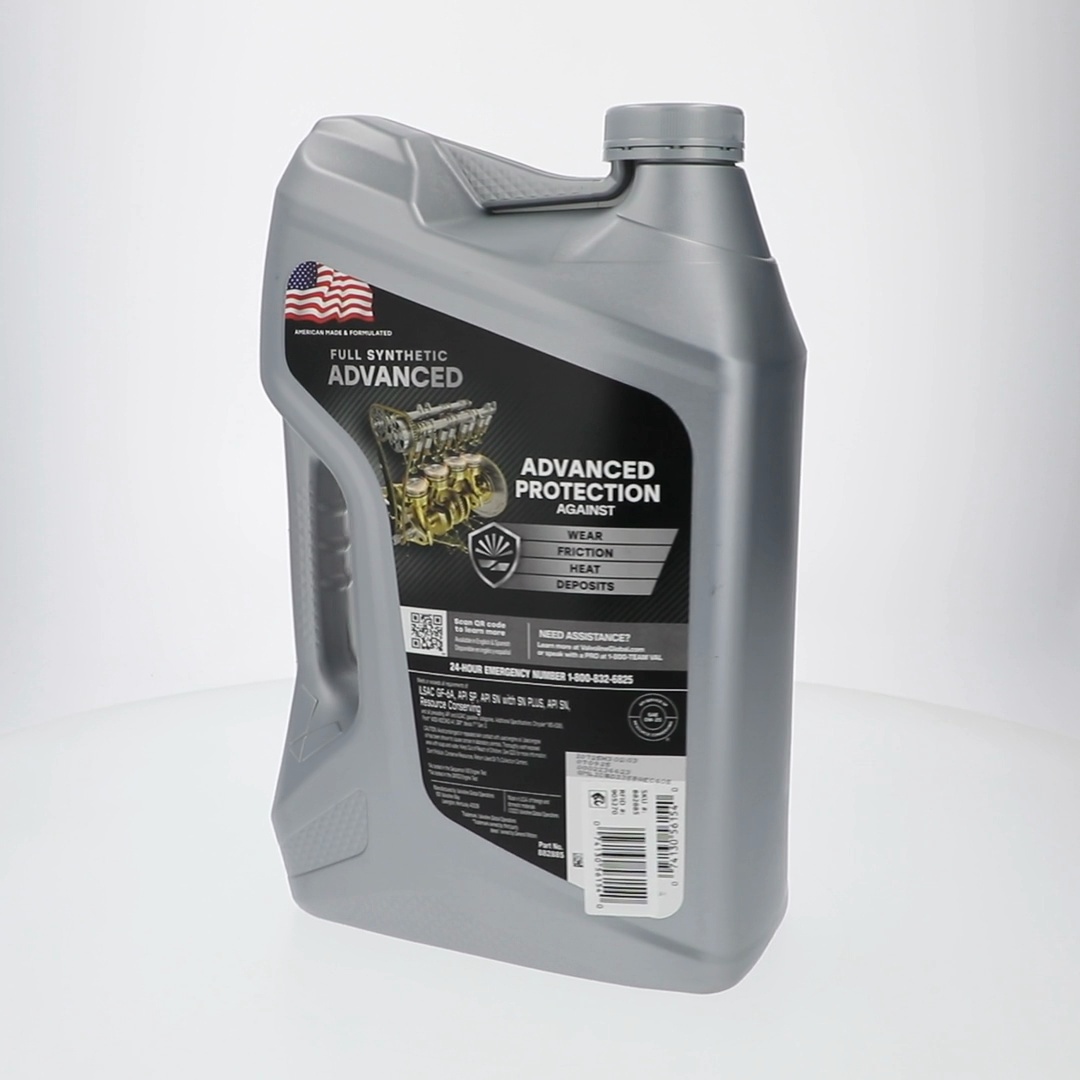 Valvoline, Full Synthetic Motor Oil, 0W-20, 5 Quart - Walmart.com