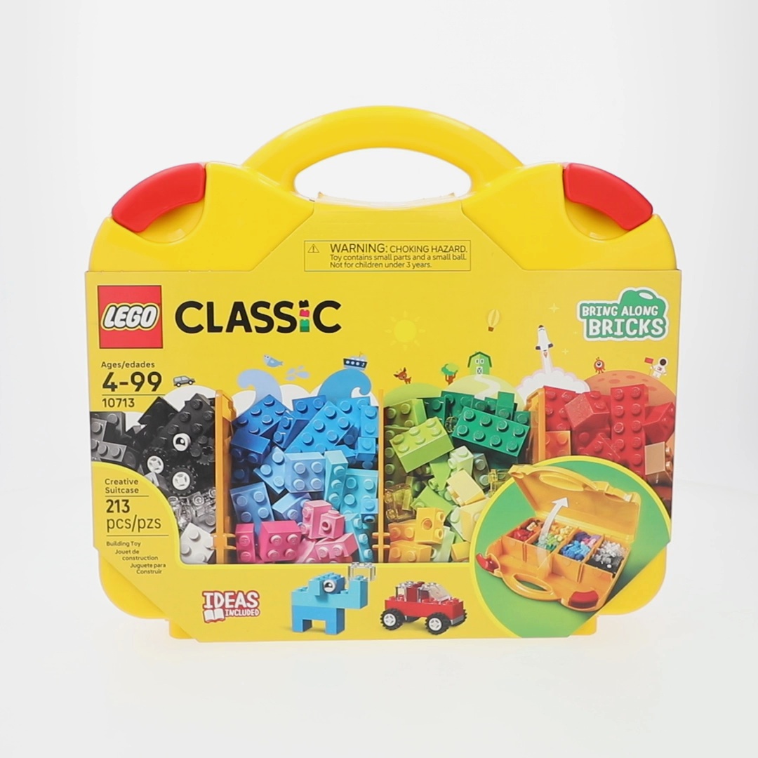 Free Shipping! LEGO Creative Suitcase 10713 with 213 Colorful