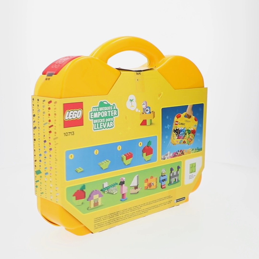 Free Shipping! LEGO Creative Suitcase 10713 with 213 Colorful
