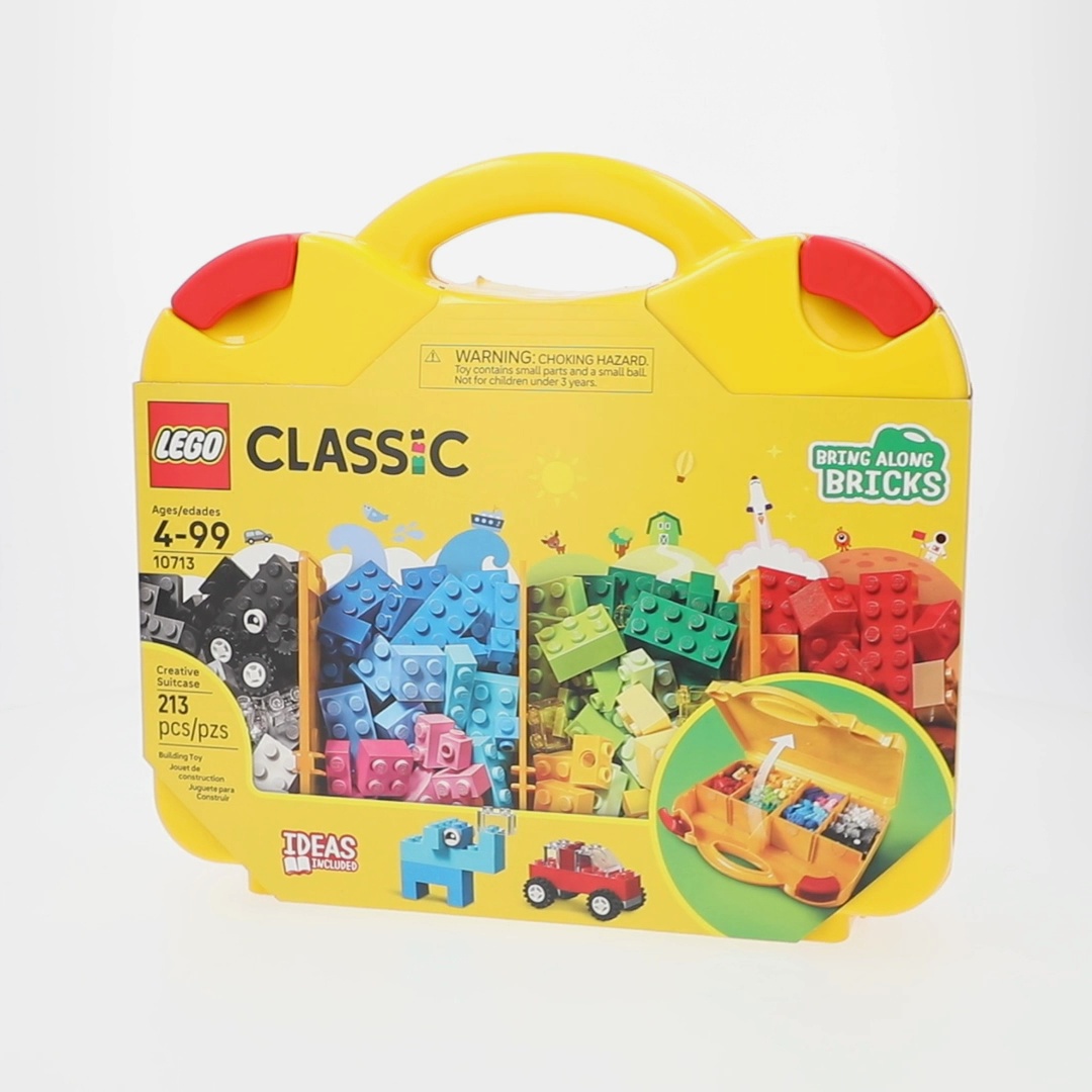 LEGO, Classic Creative Suitcase 10713, 213 pieces, Storage