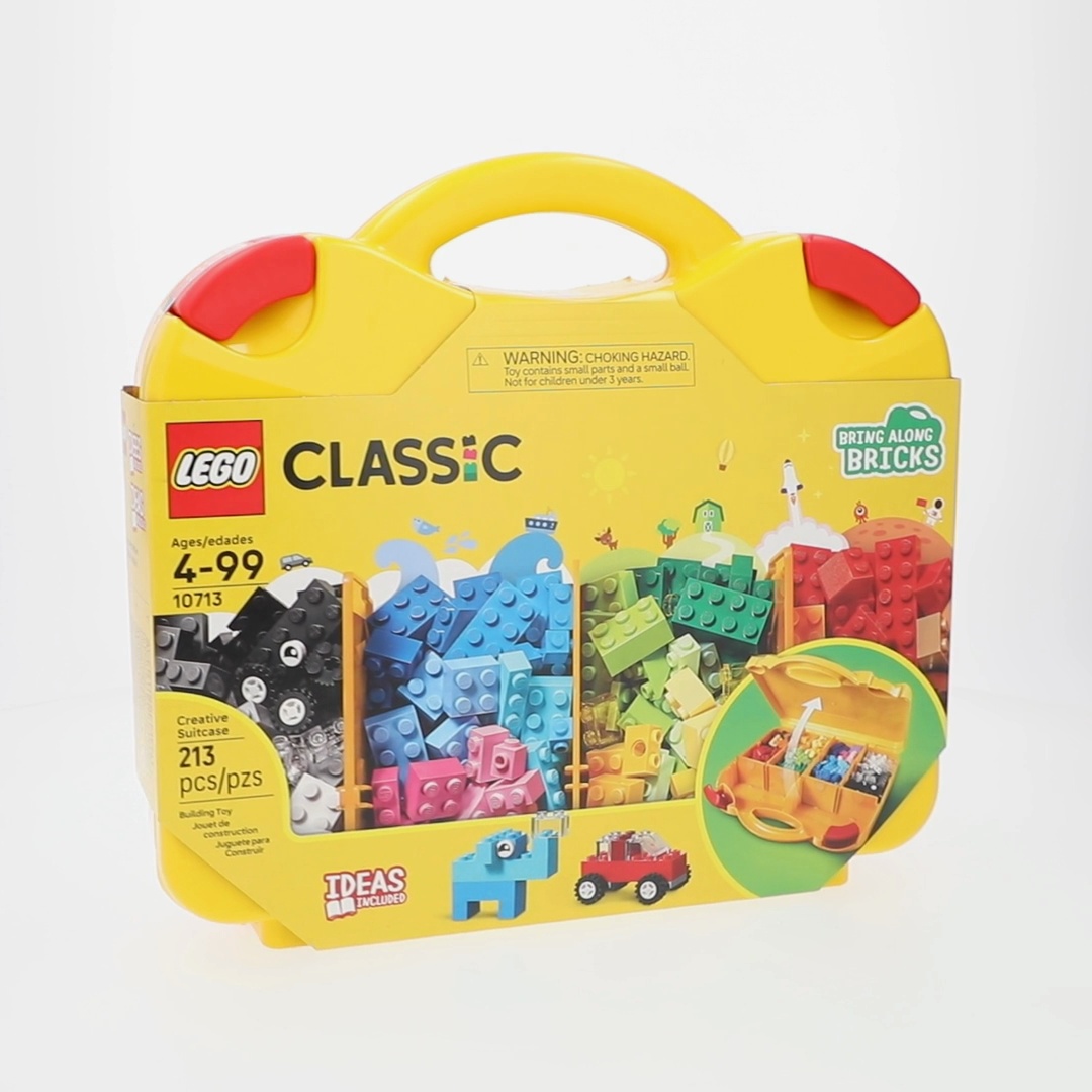 Free Shipping! LEGO Creative Suitcase 10713 with 213 Colorful