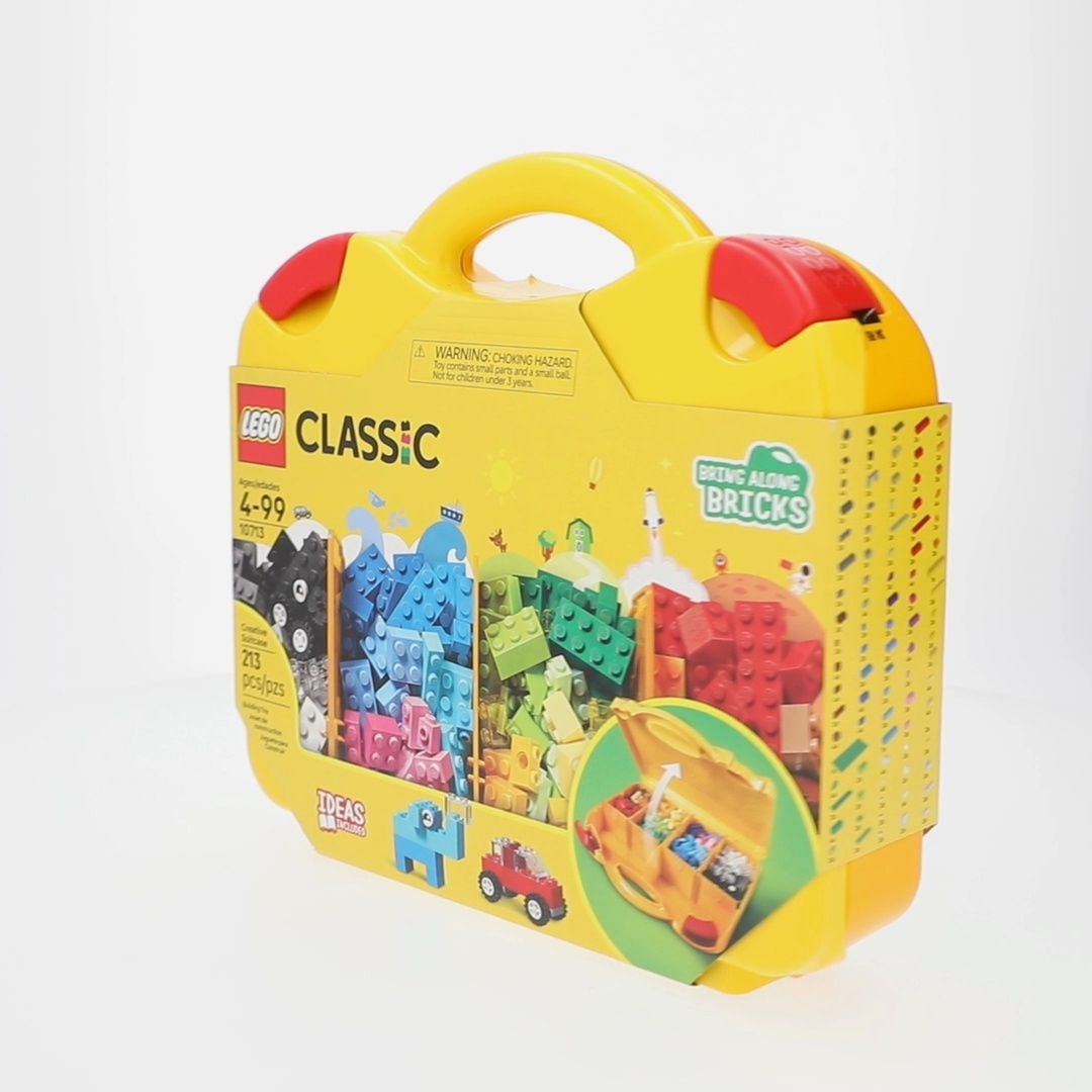 Free Shipping! LEGO Creative Suitcase 10713 with 213 Colorful