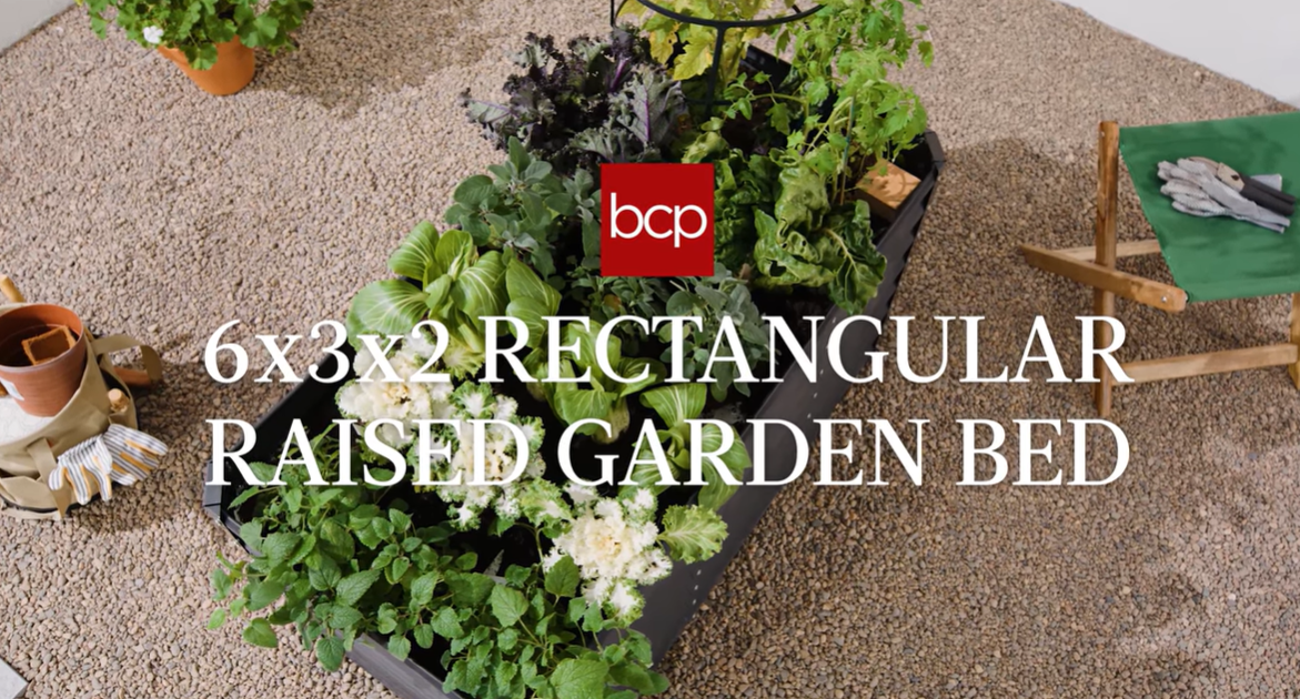 thumbnail video image 2 of Best Choice Products 6x3x2ft Outdoor Metal Raised Garden Bed, Planter Box for Vegetables, Flowers, Herbs - Galvanized, 2 of 9