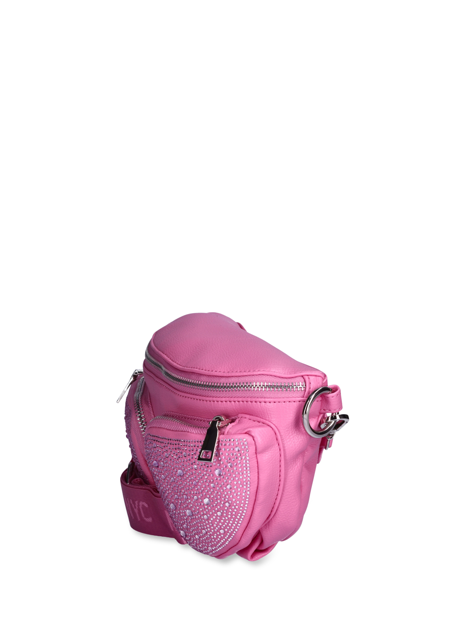 Madden NYC Women's Embellished Fanny Pack with Pouch, Pink