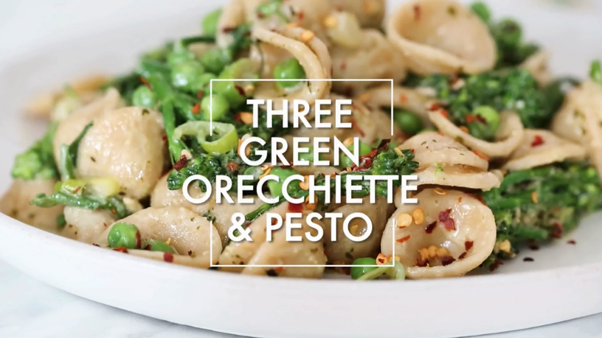 thumbnail video image 2 of DeLallo Orecchiette Pasta, Made in Italy, Non-GMO,  16 oz Bag, 2 of 7
