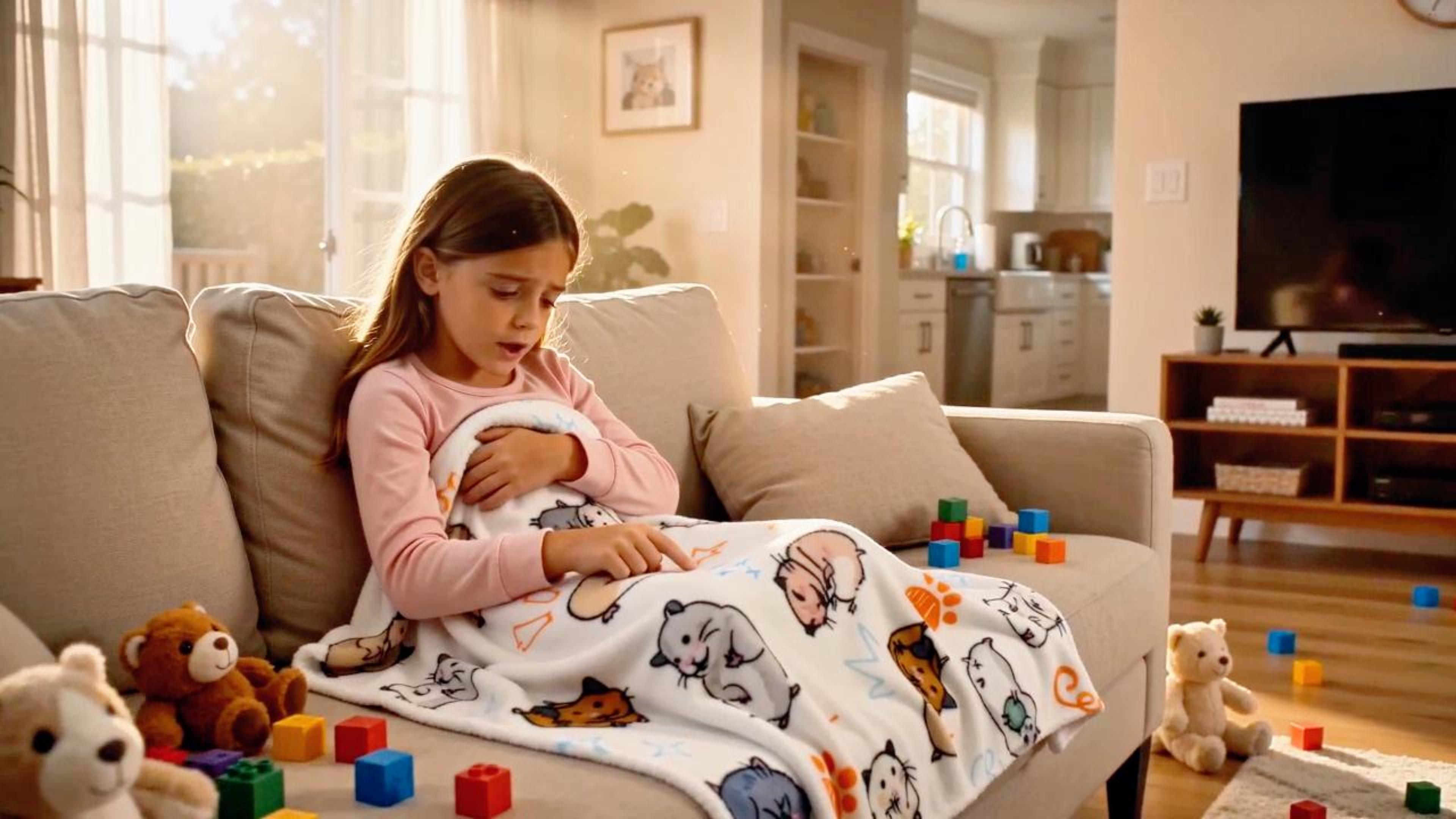 thumbnail video image 2 of Catalonia Lightweight Printed Throw Blanket, 100% Coral Fleece, All Season, 40"x50", 2 of 9