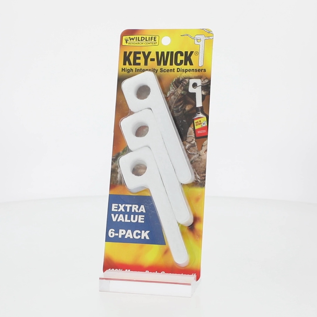 Wildlife Research 375 Key-Wick - Confezione Da 4 Stoppini Assorbenti Per Richiami Liquid