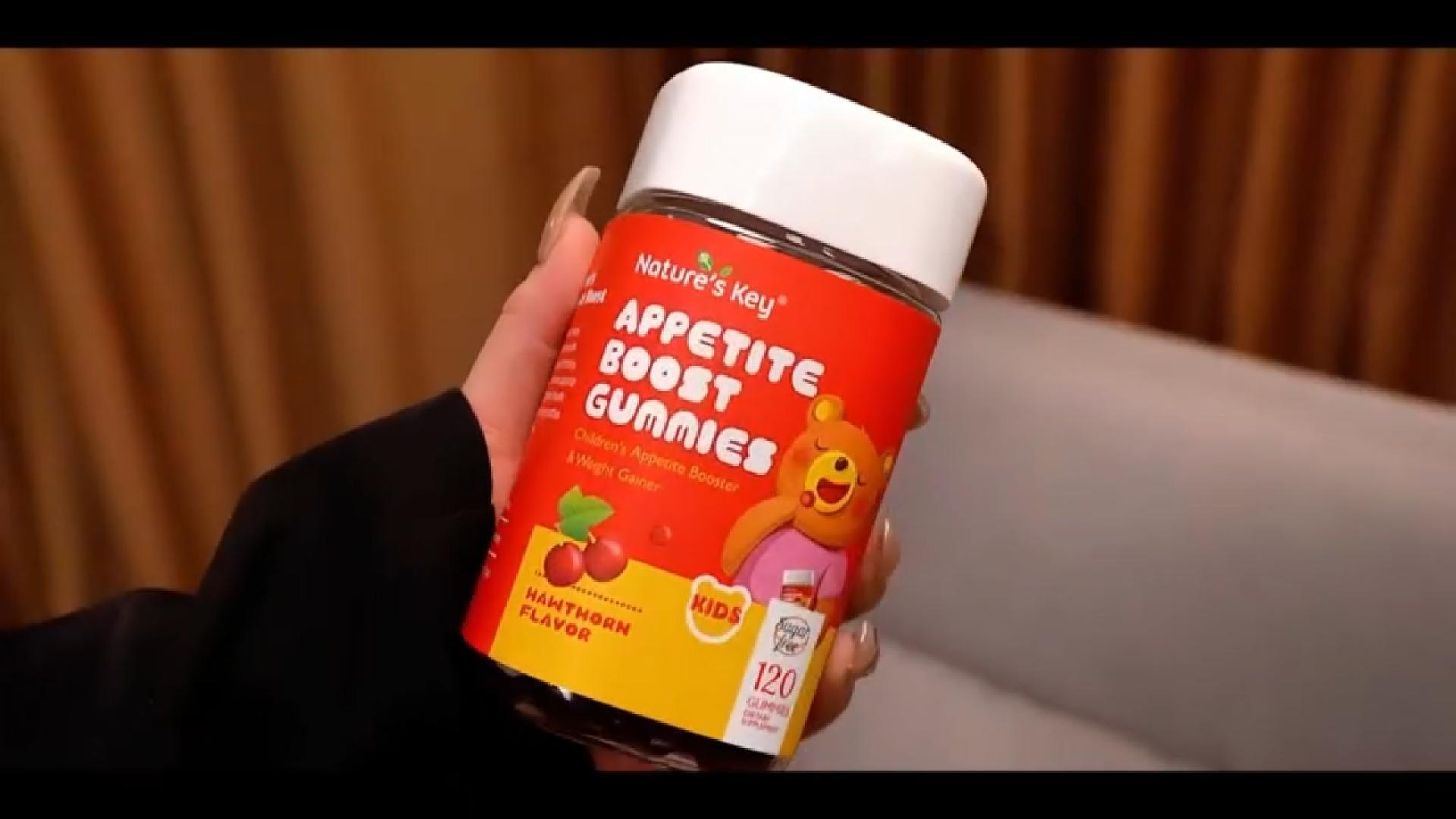 thumbnail video image 2 of Nature's Key Appetite Booster Gummies - for Kids to Eat More, Support Appetite Stimulant and Weight Gainer -Hawthorn Flavor (120 Count, Pack of 1), 2 of 8