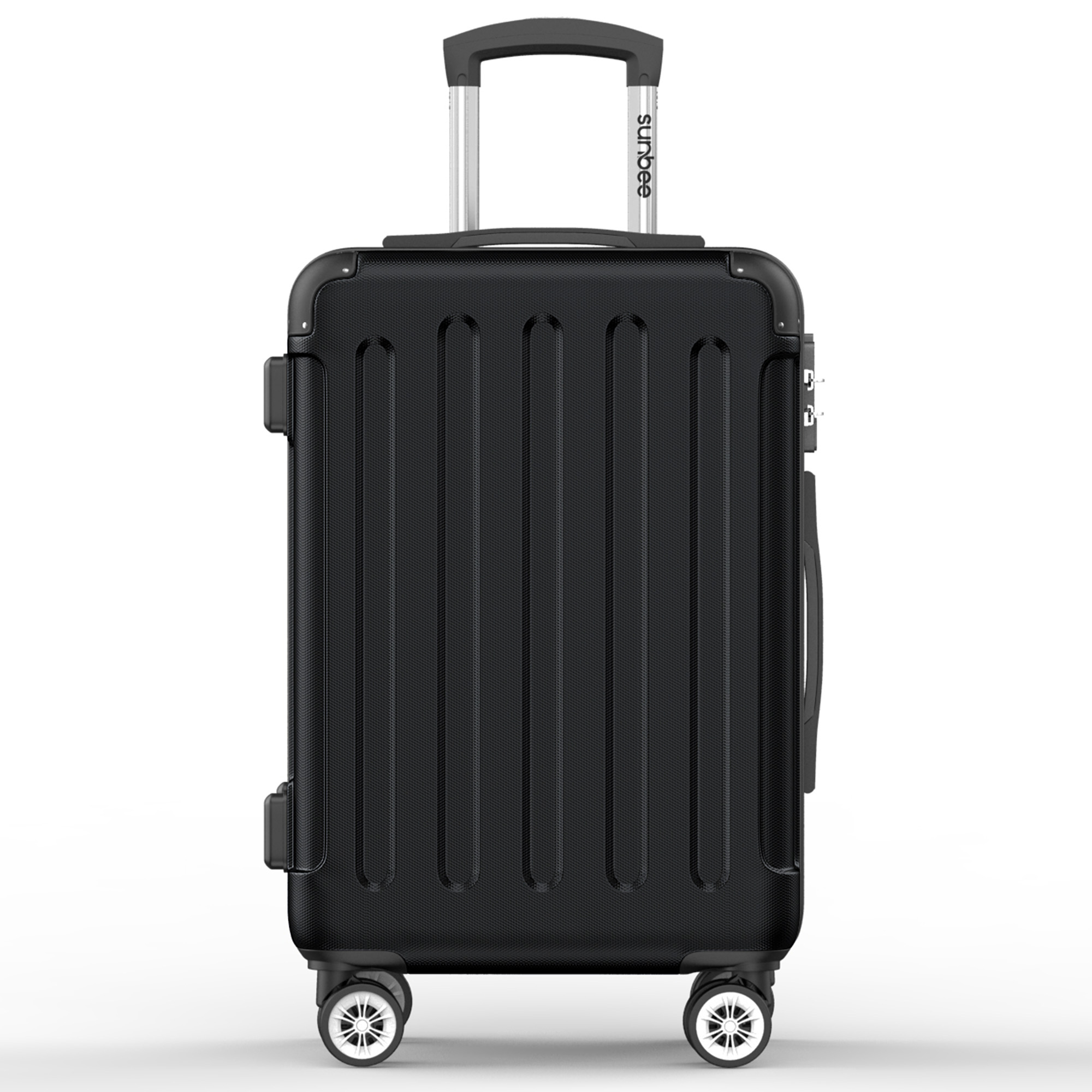 Sunbee 3 Piece Luggage Sets Hardshell Lightweight Suitcase